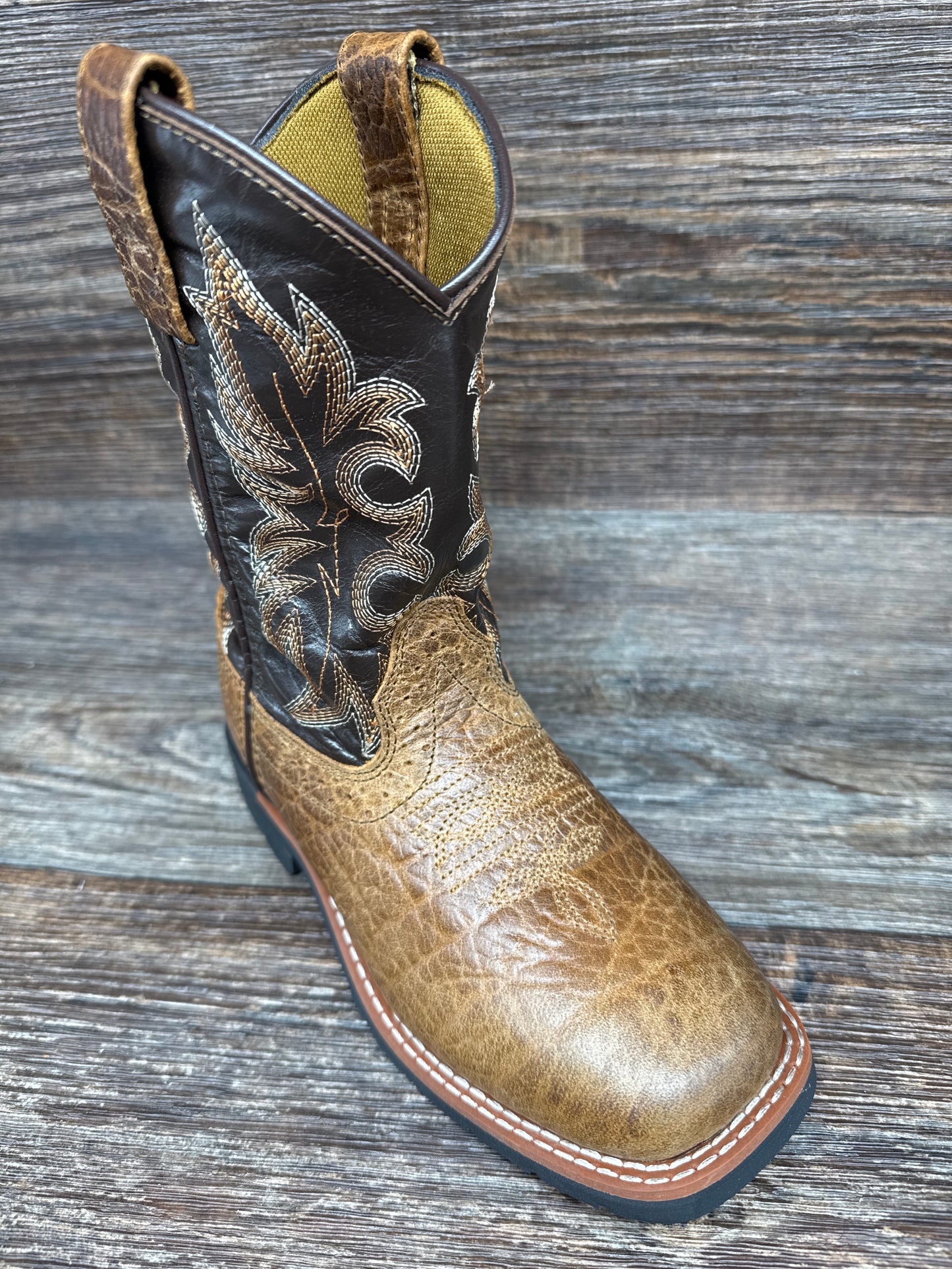 DPC2986 Kid's Lil' Broken Bow Square Toe Western Boot by Dan Post