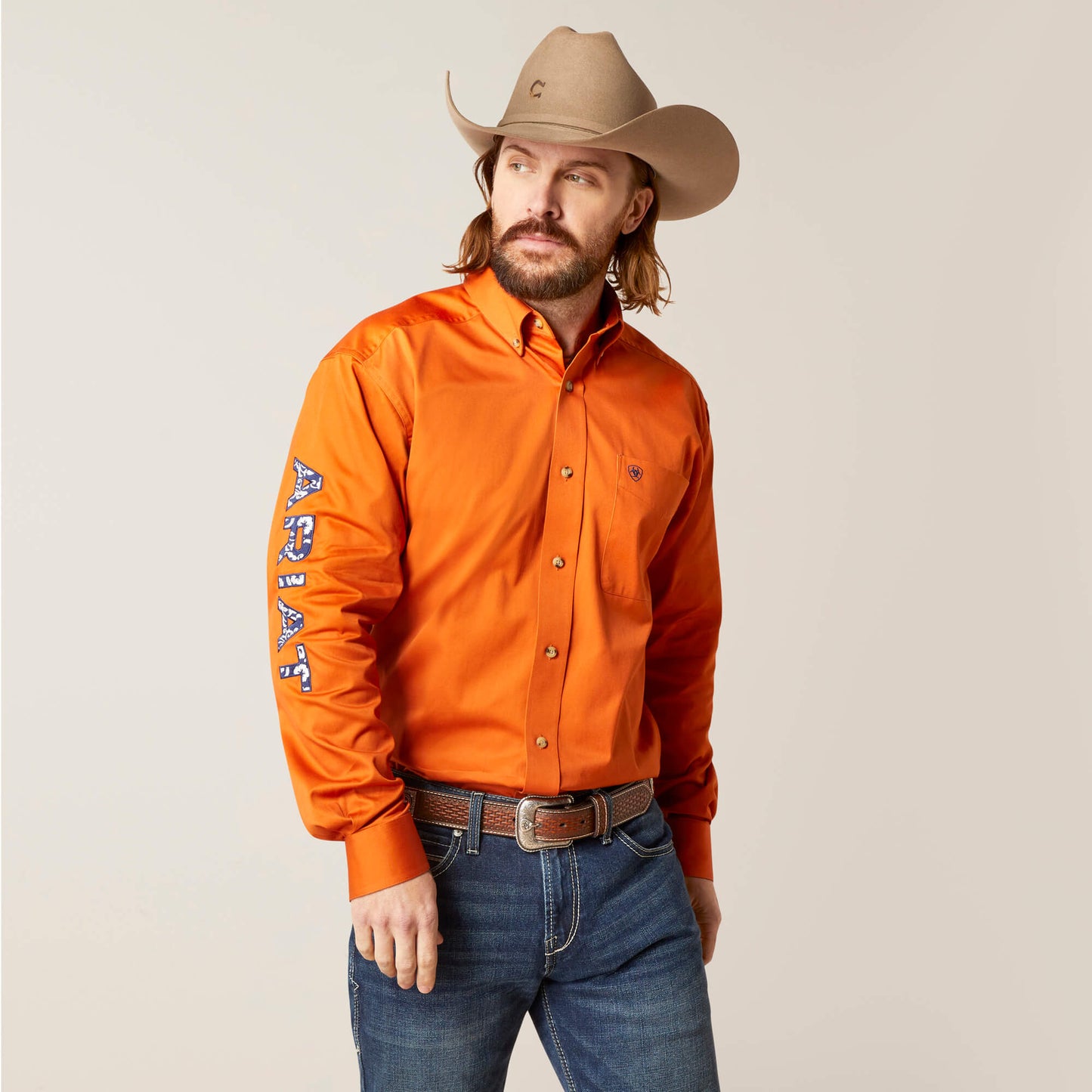 10046721 Men's Team Logo Twill Classic Fit Shirt by Ariat