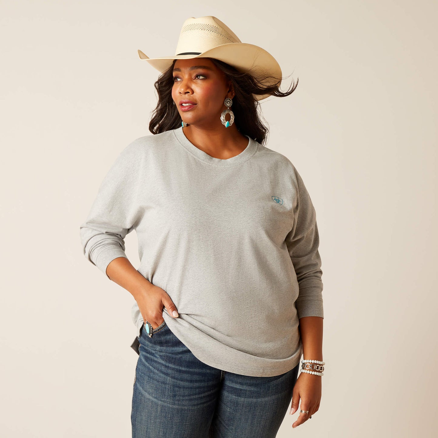 10048646 Women's Fun Farm Oversized T-Shirt by Ariat