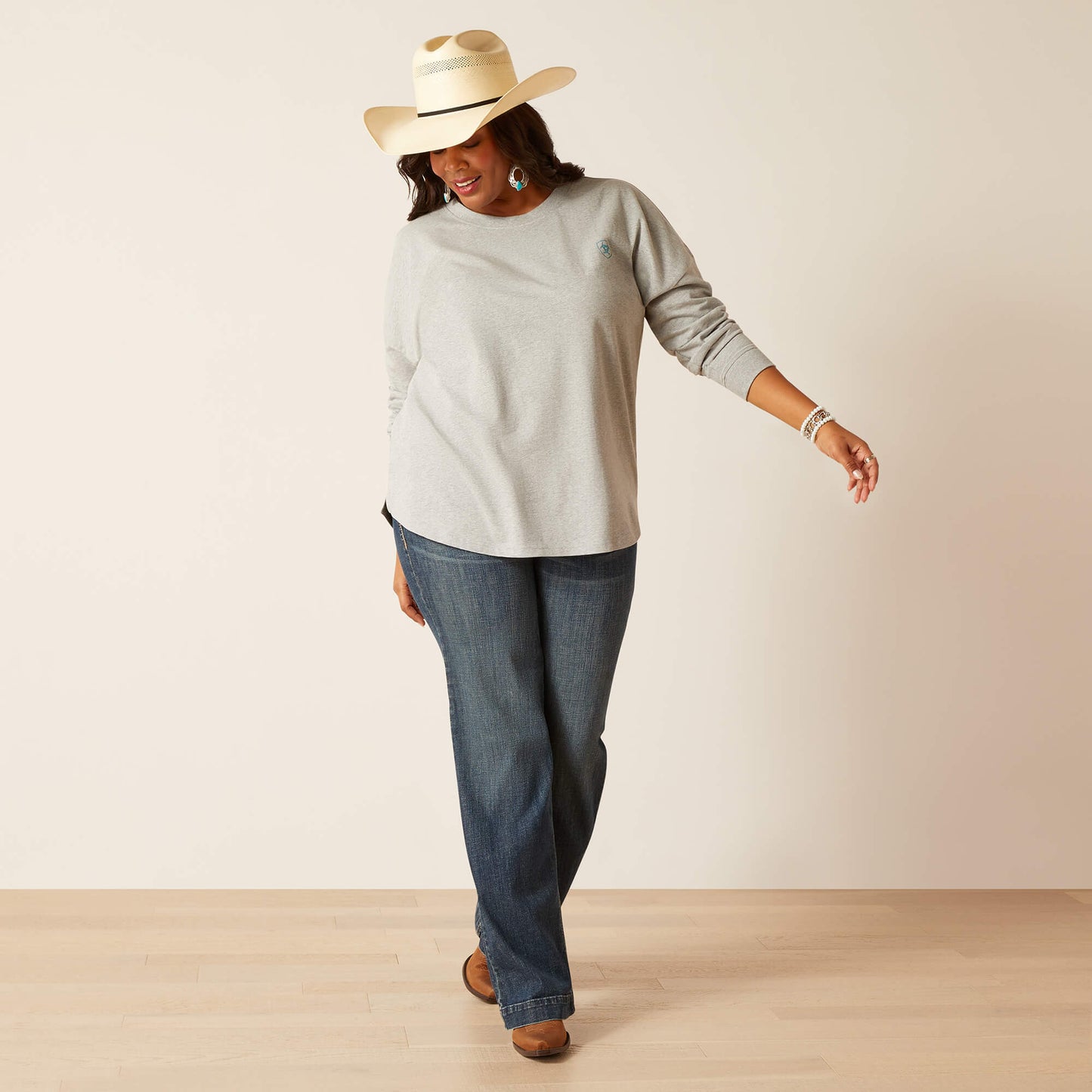 10048646 Women's Fun Farm Oversized T-Shirt by Ariat