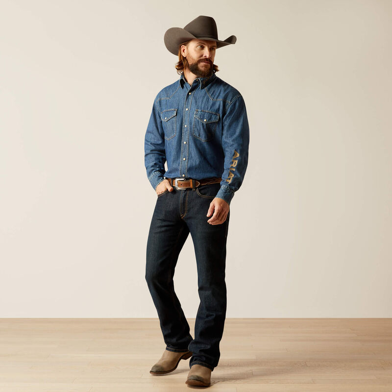 10051867 Men's Team Denim Shirt by Ariat