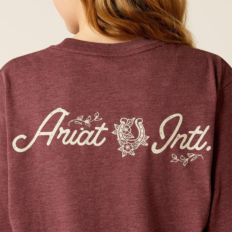 10052512 Girl's "Fine Boots & Denim" T-Shirt by Ariat