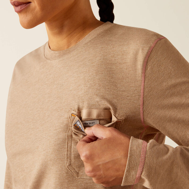 10052844 Women's Rebar Workman Logo T-Shirt by Ariat