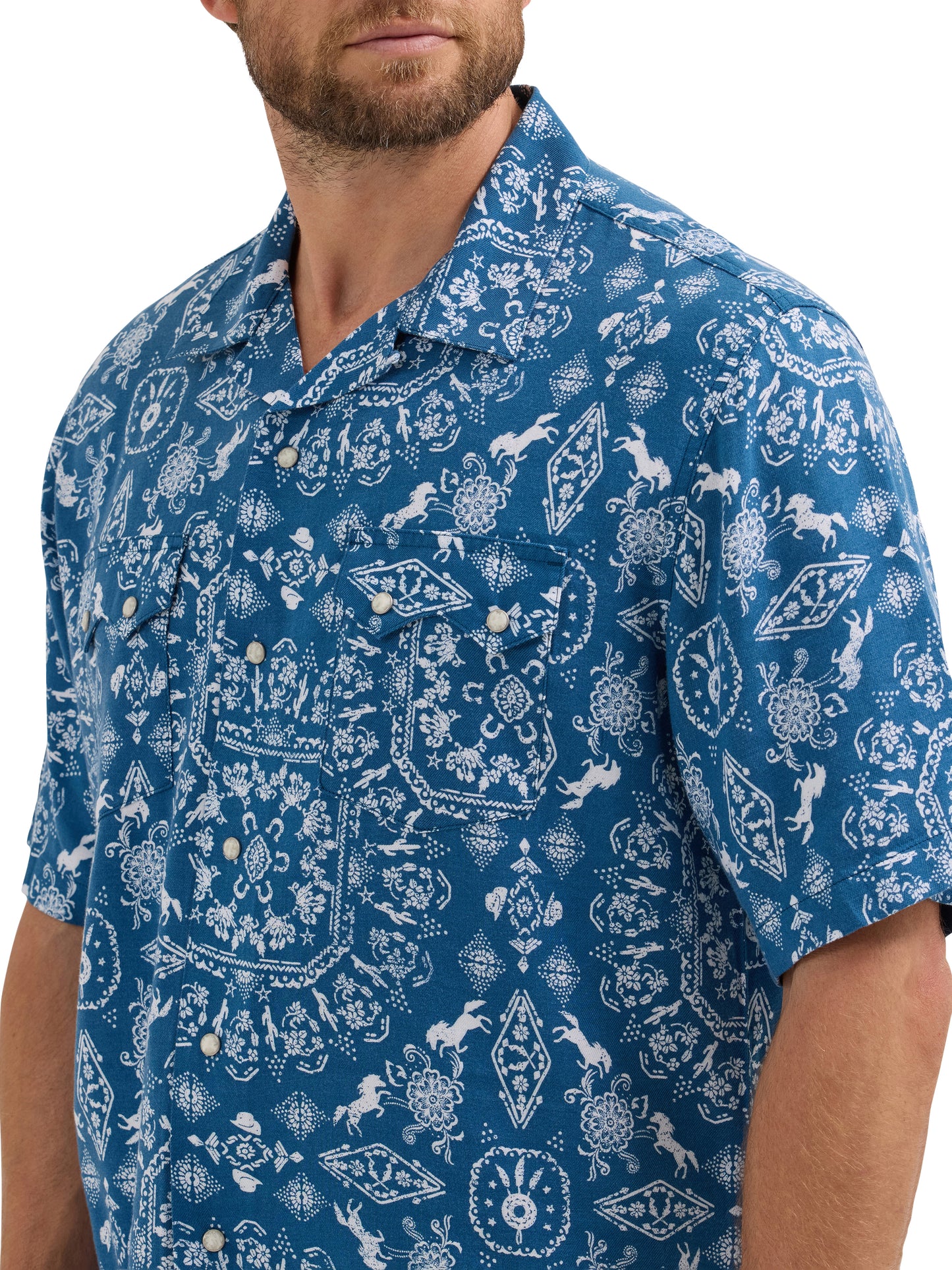 2365622 Men's Coconut Cowboy Short Sleeve Shirt by Wrangler