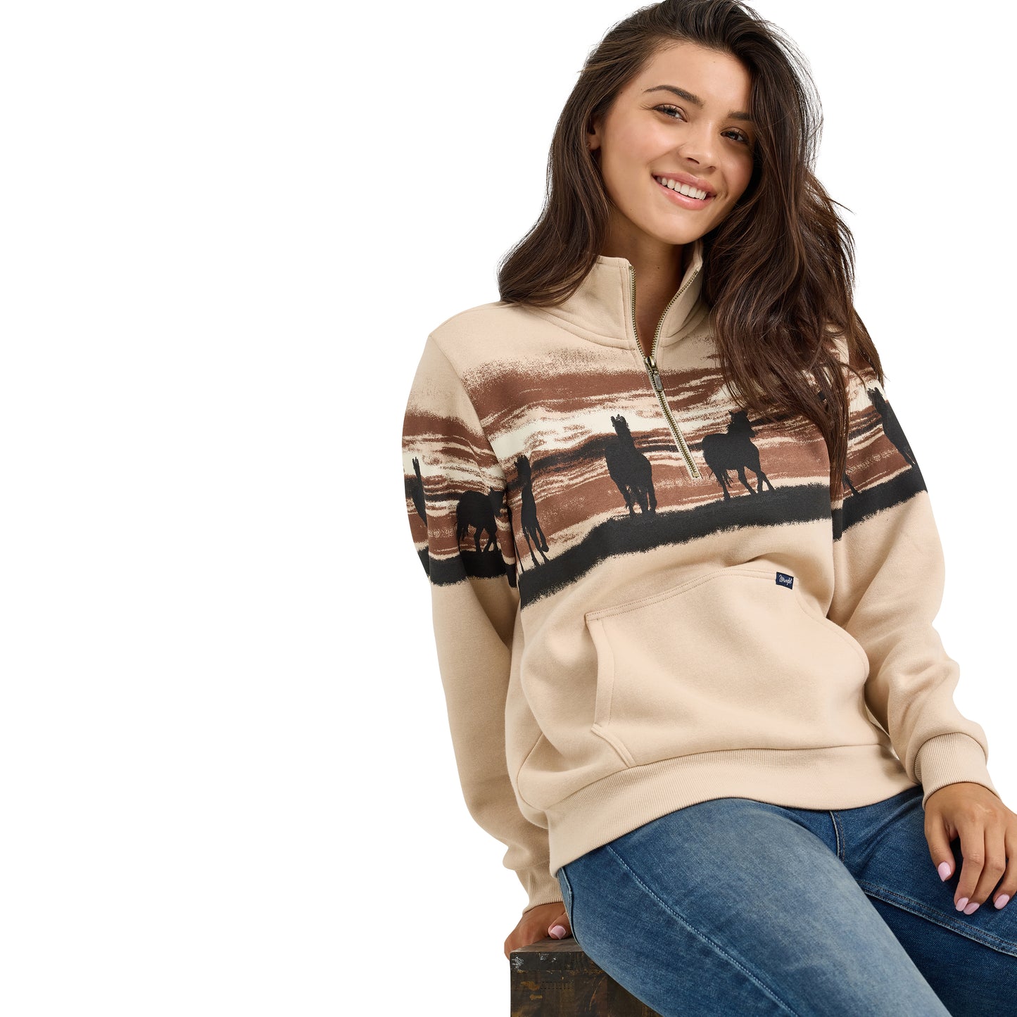2367394 Women's Retro Western Vintage Sweater by Wrangler