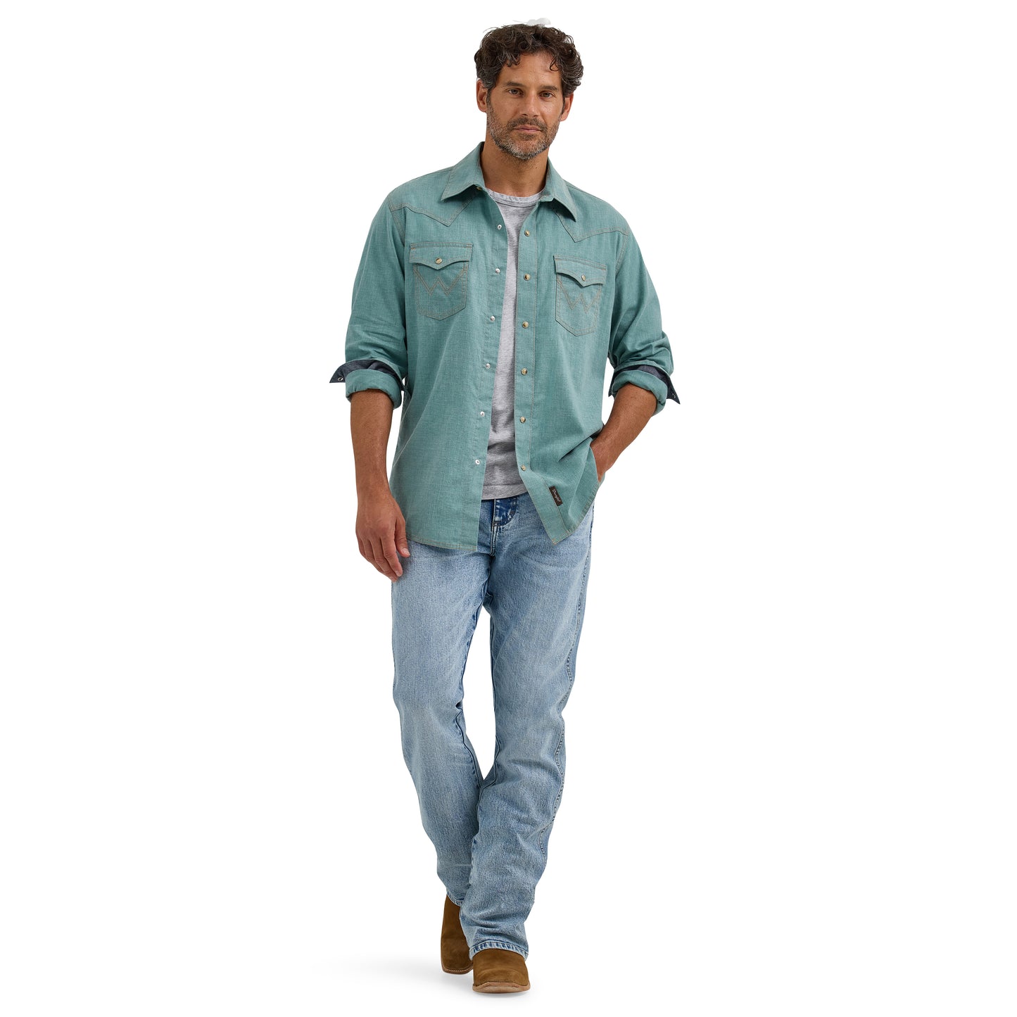 2368218 Retro Premium Long Sleeve Shirt by Wrangler