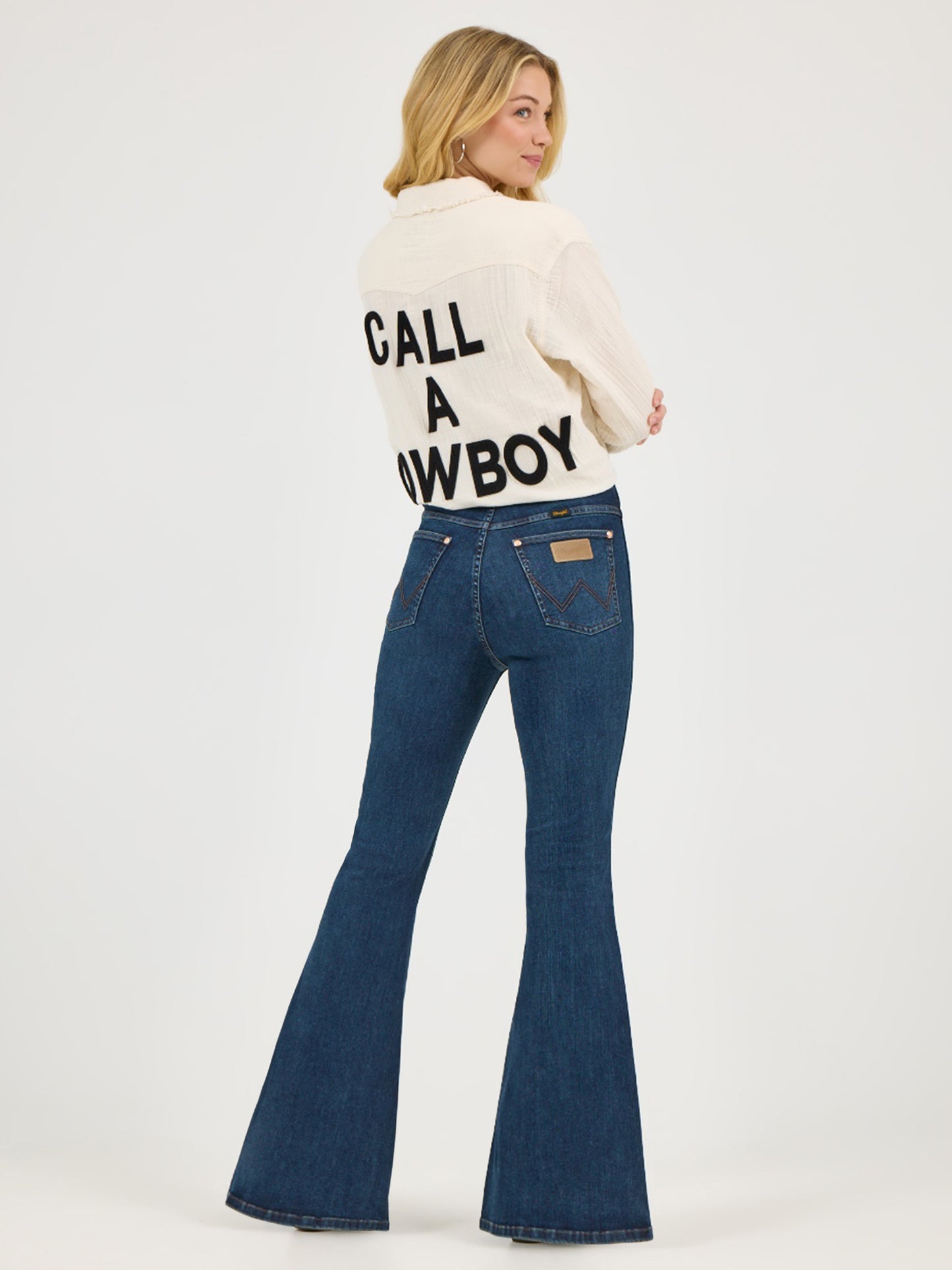 112368250 Women's Lainey Wilson Bell Bottom Jeans by Wrangler