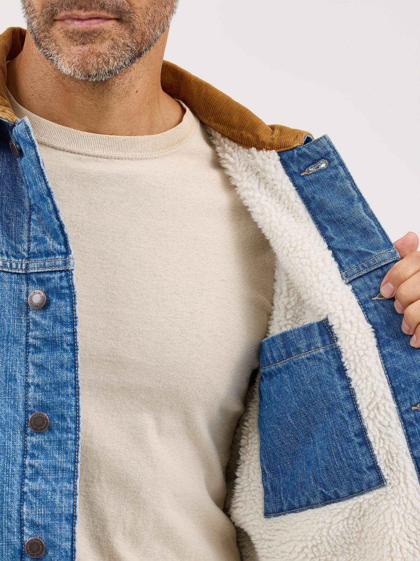 112368295 Men's Vintage Sherpa Jacket by Wrangler
