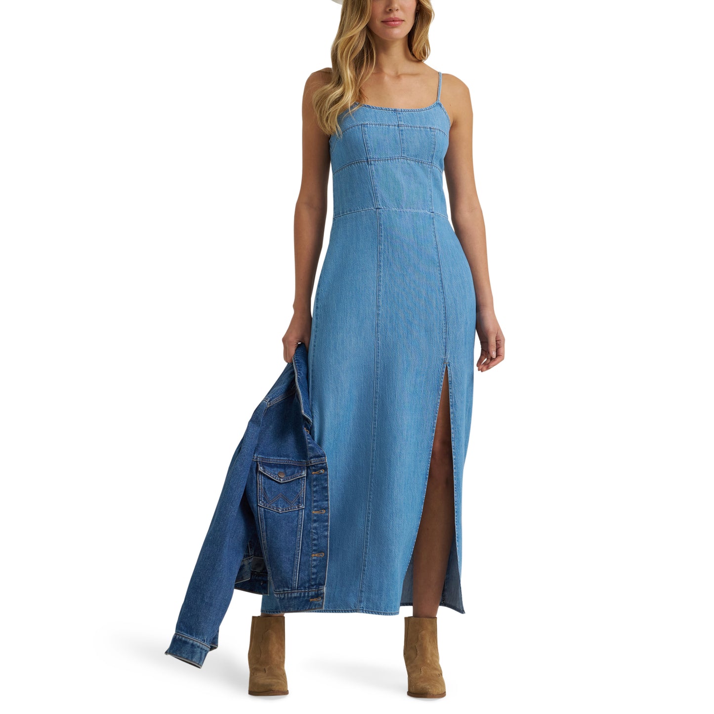 112375237 Women's Retro Punchy Maxi Dress by Wrangler