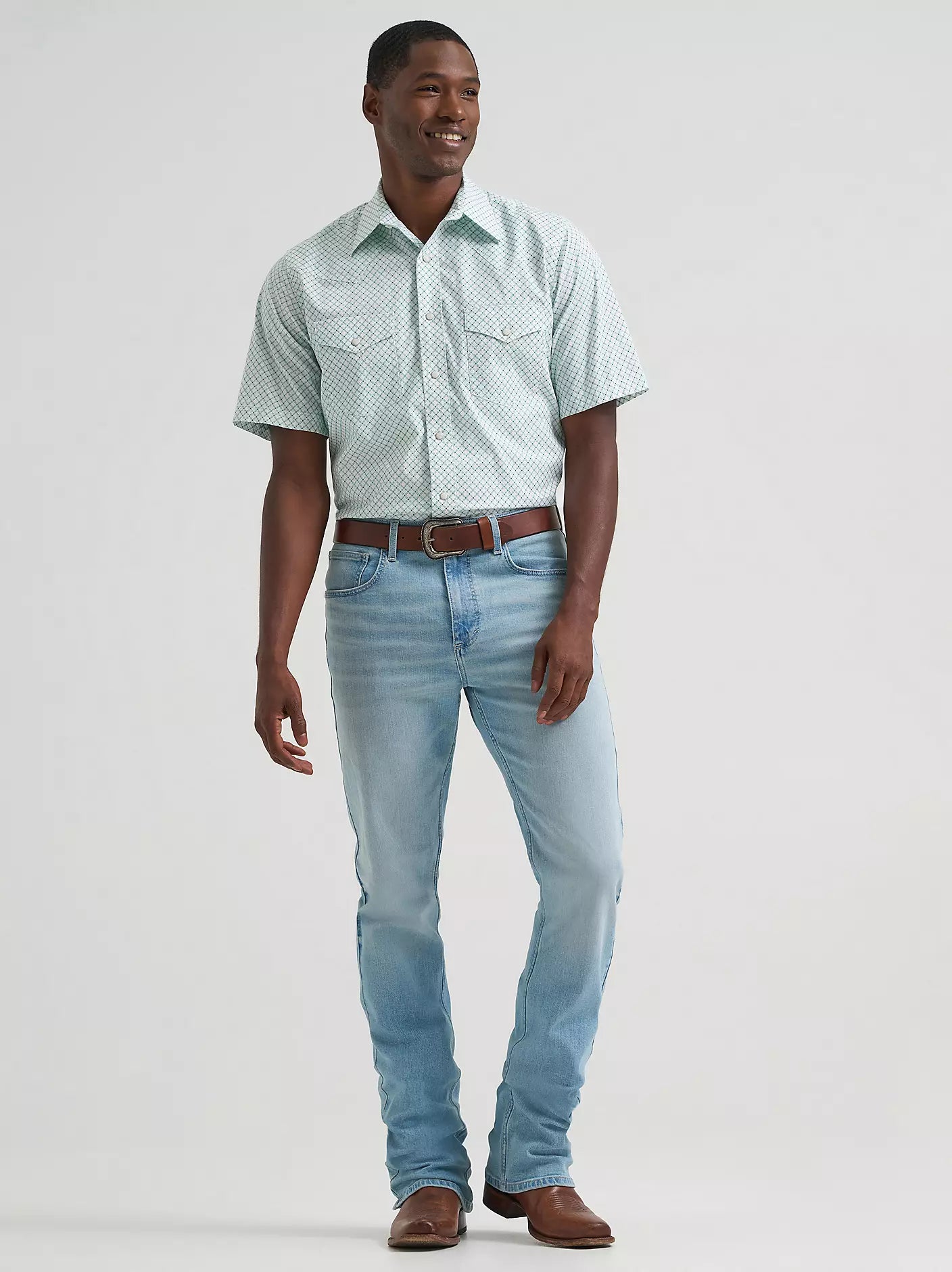 112378708 Men's 20X Competition Short Sleeve Western Shirt by Wrangler