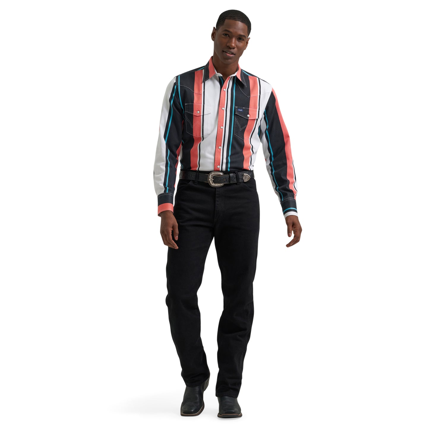112381997 Men's Vintage Inspired Brushpopper Long Sleeve Shirt by Wrangler