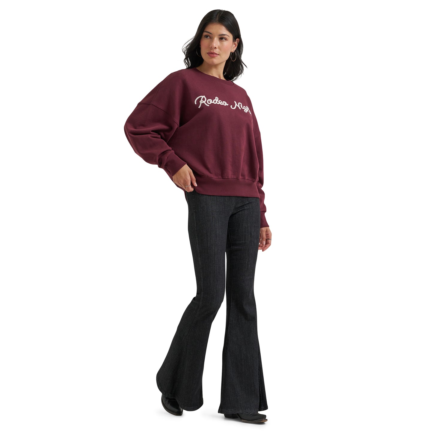 112382793 Women's Lainey Wilson Rodeo Nights Sweatshirt by Wrangler