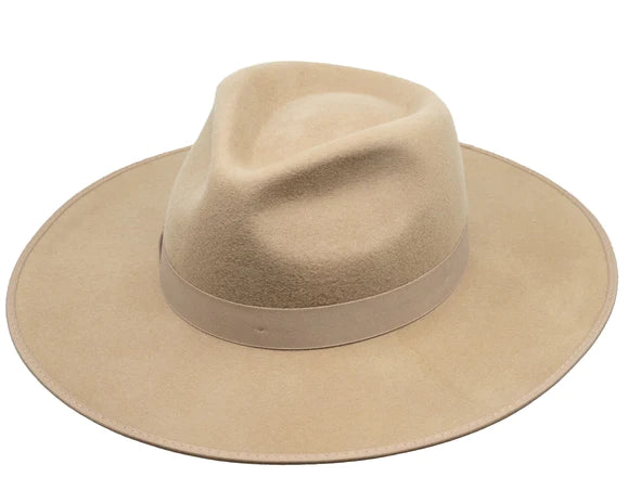 13218-CRM La Pine Wool Hat in Sand by Outback Trading Company