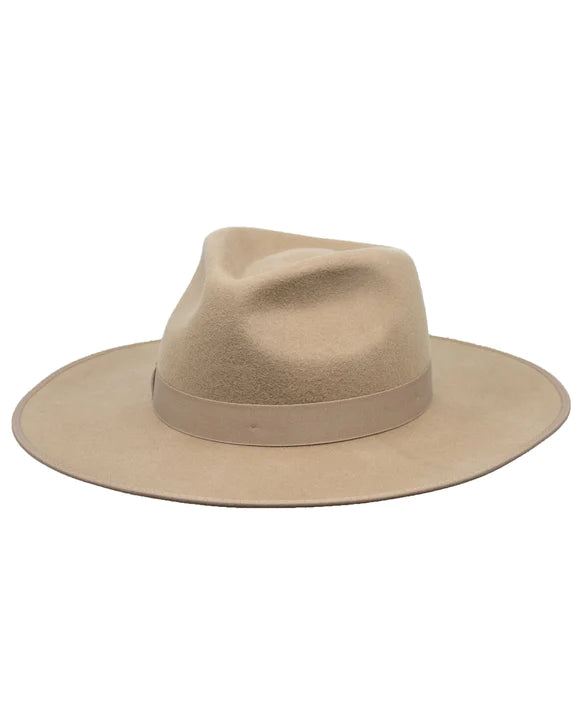 13218-CRM La Pine Wool Hat in Sand by Outback Trading Company