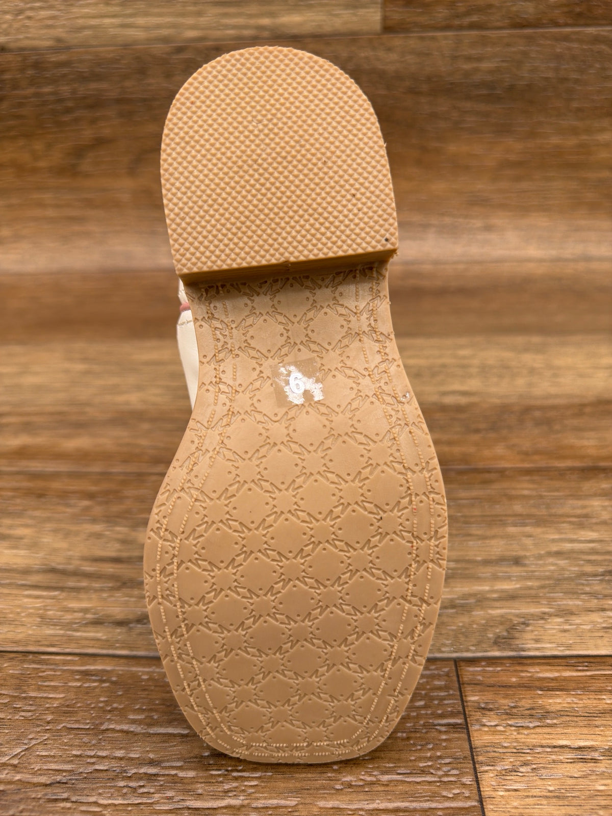 Kid's Desert Bloom Square Toe Western Boot by Smoky Mountain - sole view