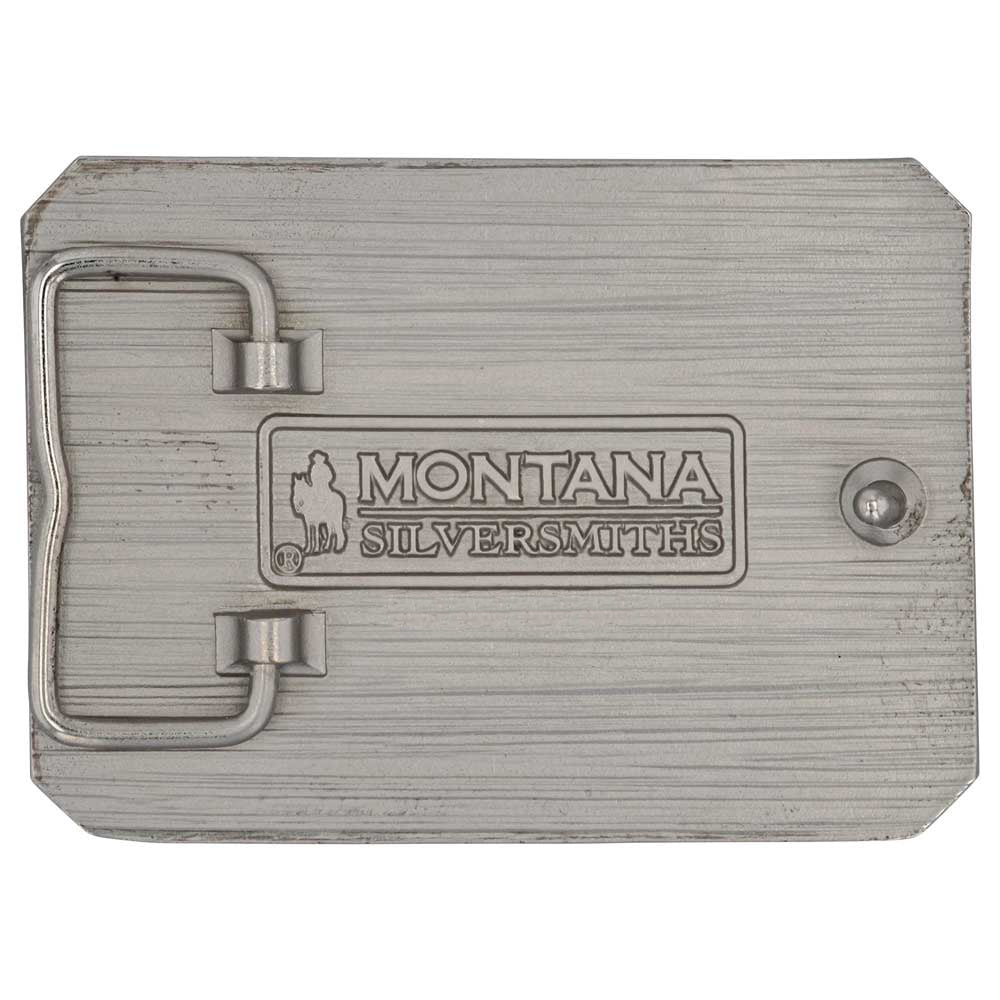 A905CK Patriotic Duty Chris Kyle Buckle by Montana Silversmiths