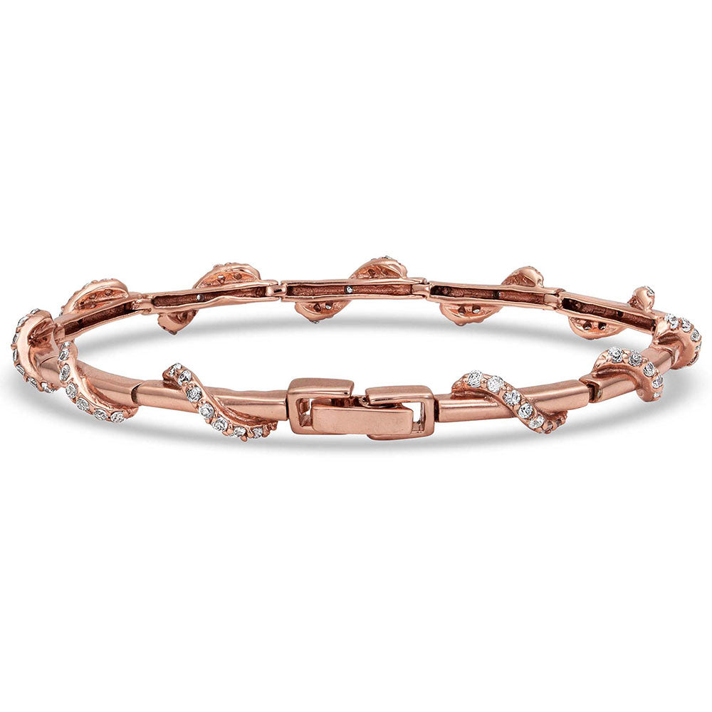 BC4155RG Rose Gold Path Bracelet by Montana Silversmiths