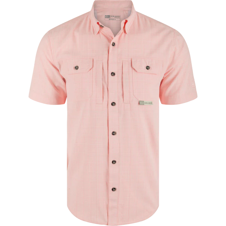 DS2625-SPN Men's Wingshooter Trey Cross Hatch Shirt by Drake