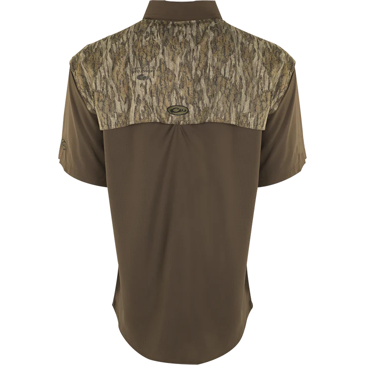 DW7006-006T EST Two-Tone Camo Flyweight Wingshooter Shirt S/S by Drake