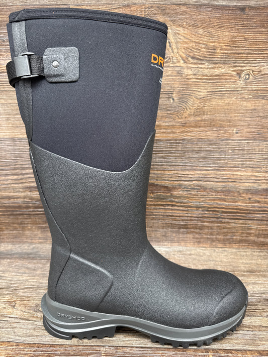 LGXG-WH-BK Women's Legend MXT Gussett Rubber Boot by Dryshod