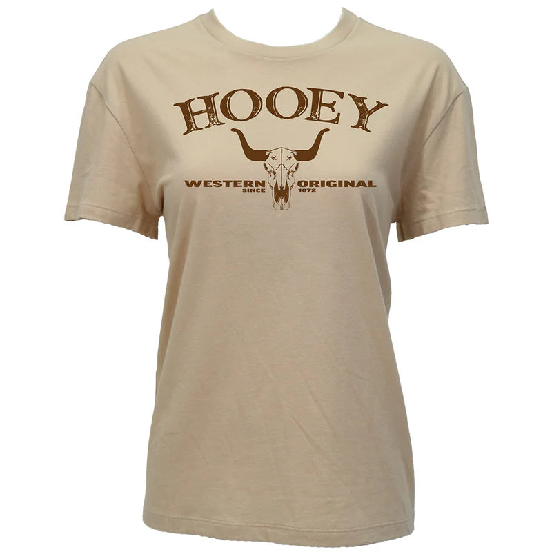 HT1898TN Ladies Icon Tan Logo Shirt by Hooey