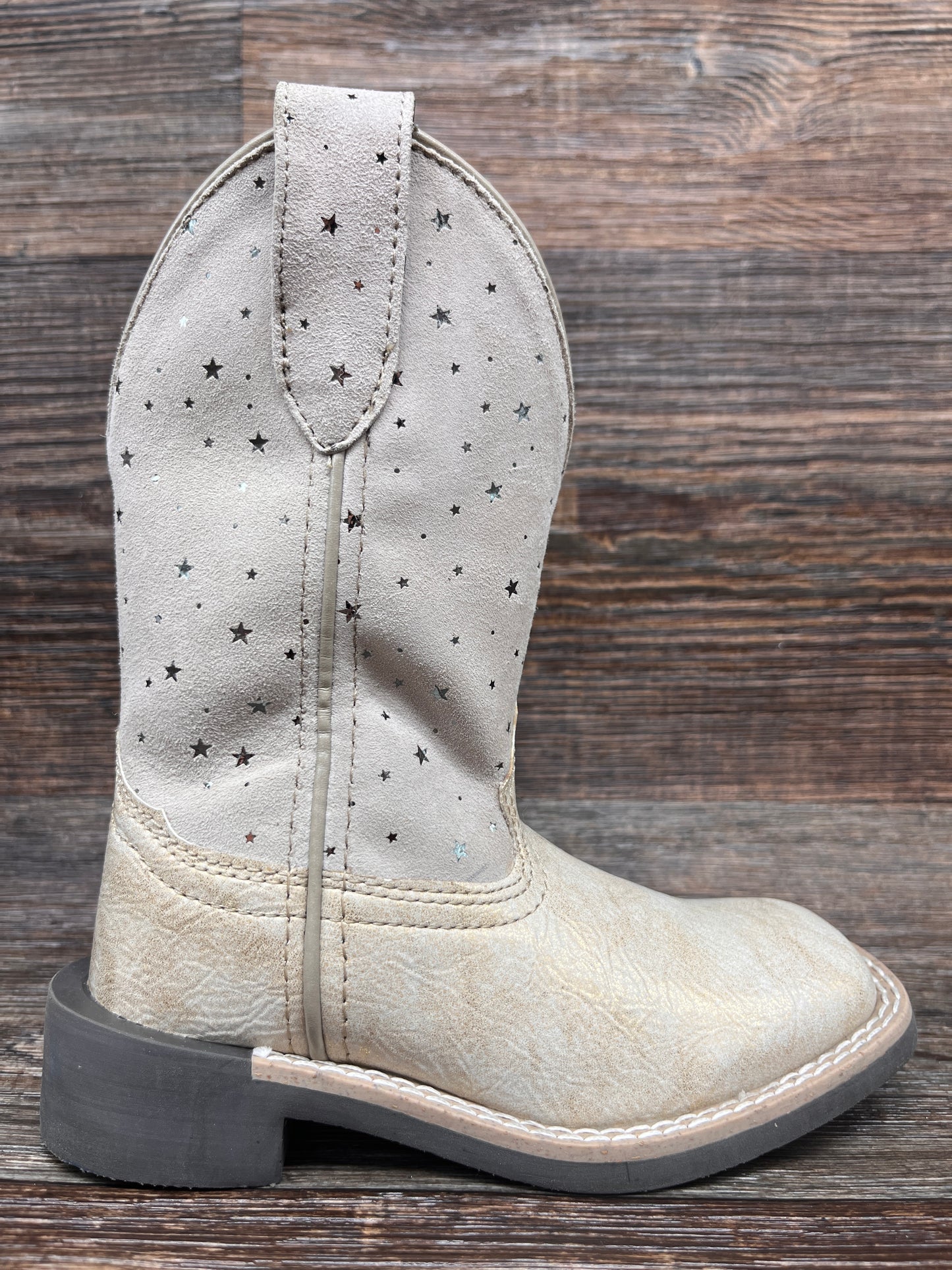 3313 Girl's Starlight Square Toe Western Boot by Smoky Mountain