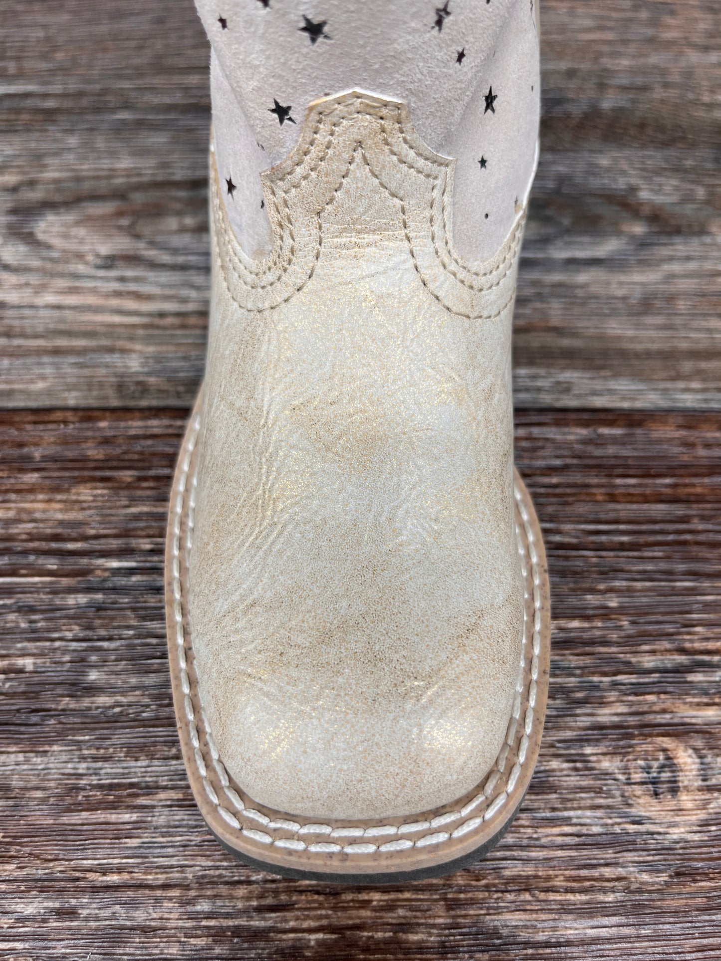 3313 Girl's Starlight Square Toe Western Boot by Smoky Mountain