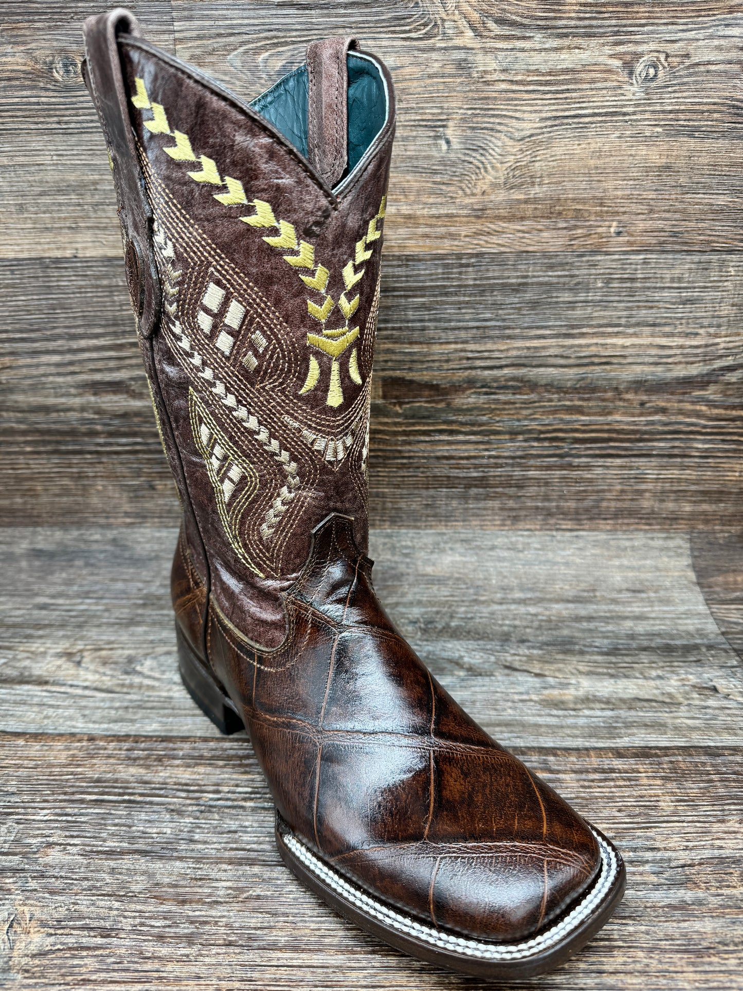 4359309 Men's Jesse Alligator Print Western Boot by Ferrini