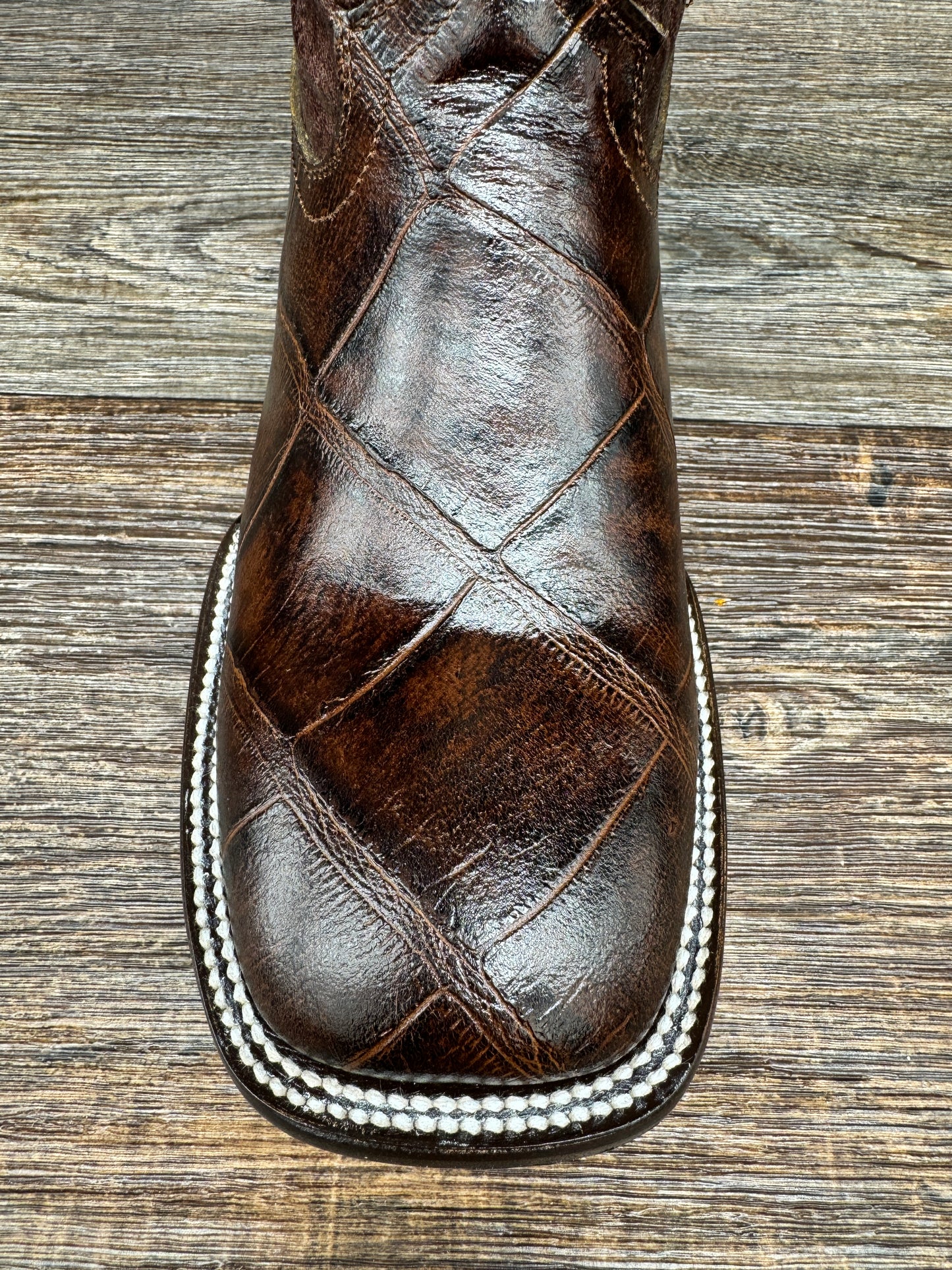 4359309 Men's Jesse Alligator Print Western Boot by Ferrini