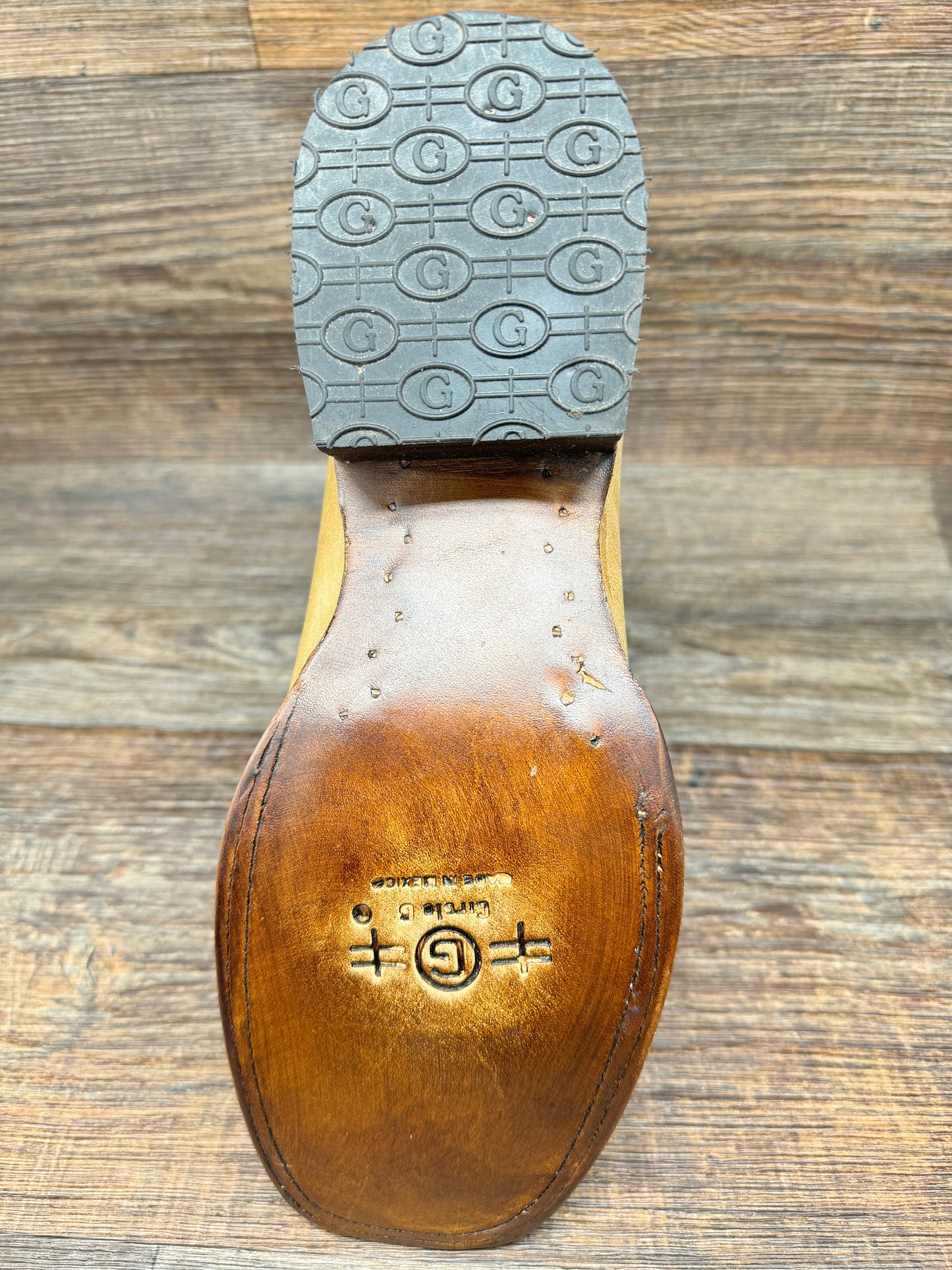 L6134 Men's Circle-G Tan Square Toe Western Boot by Corral