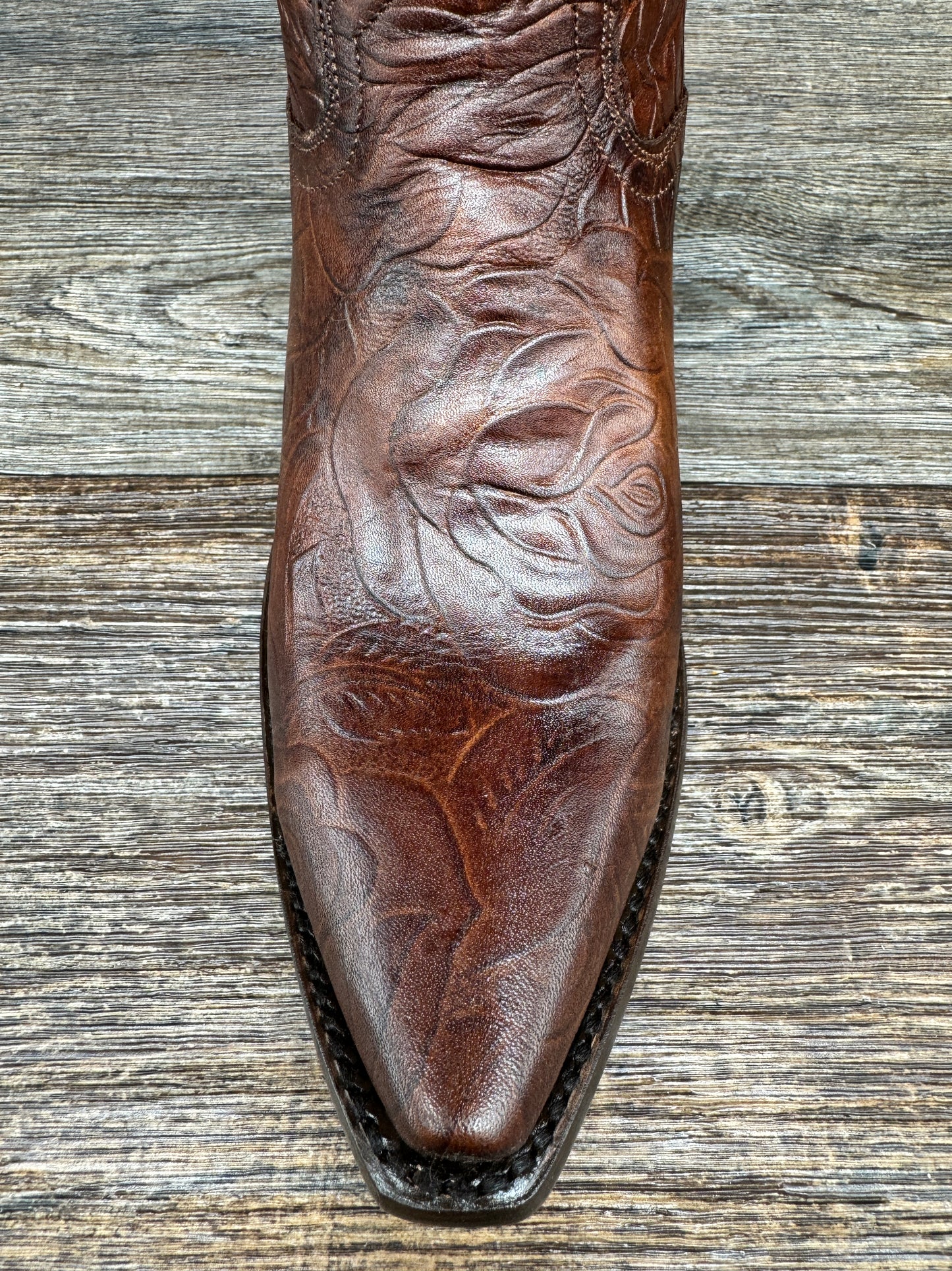 DP80516 Men's "Rodeo" Snip Toe Hair-On Western Boot by Dan Post