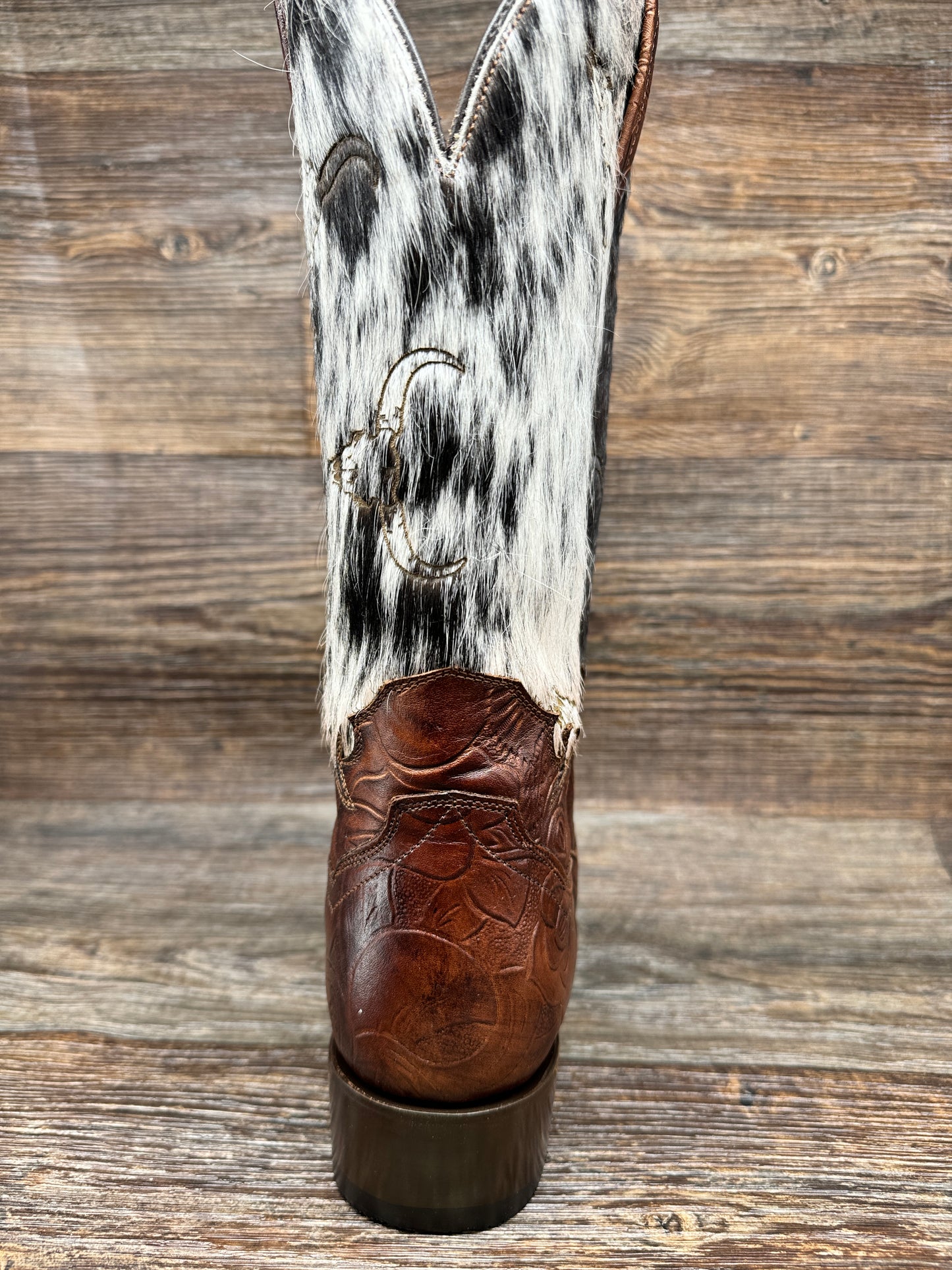 DP80516 Men's "Rodeo" Snip Toe Hair-On Western Boot by Dan Post