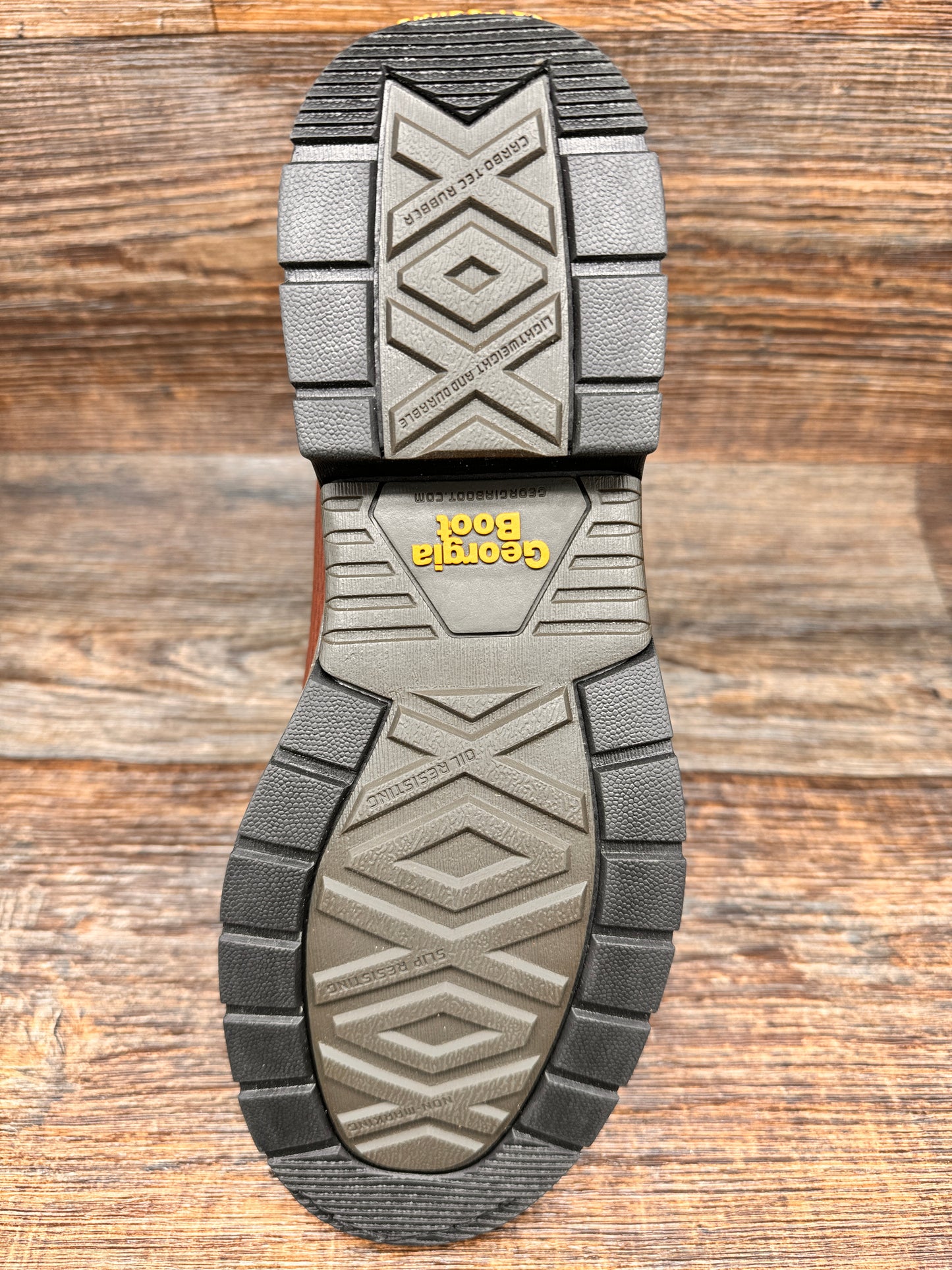 GB00308 Men's Waterproof Round Toe Work Boot by Georgia