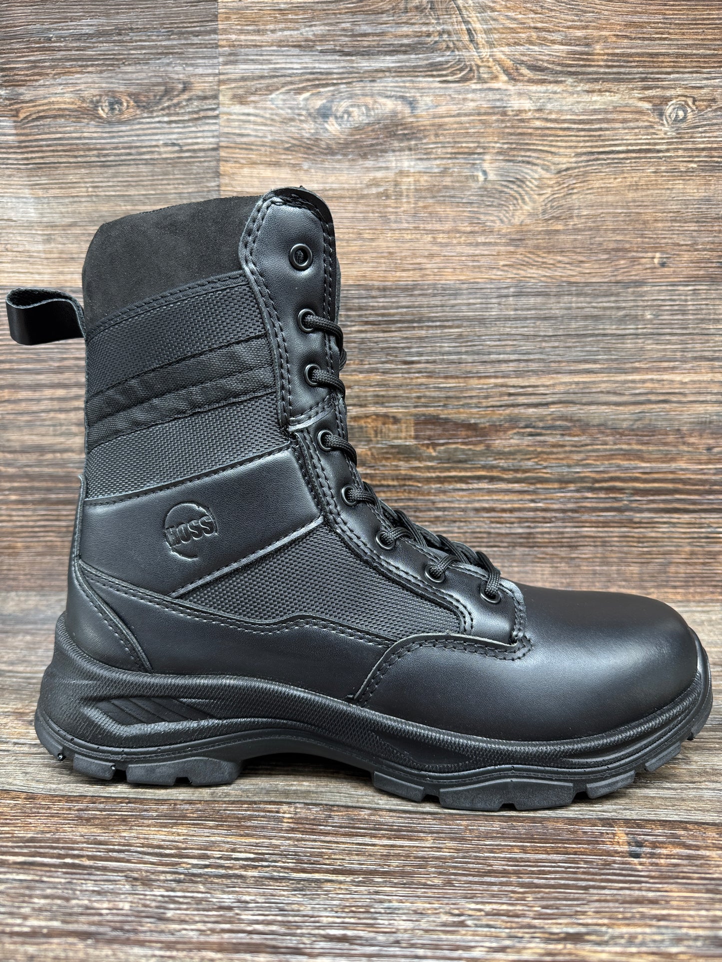 80180 Men's Watchman Side Zip Uniform Boot by Hoss Boot Company
