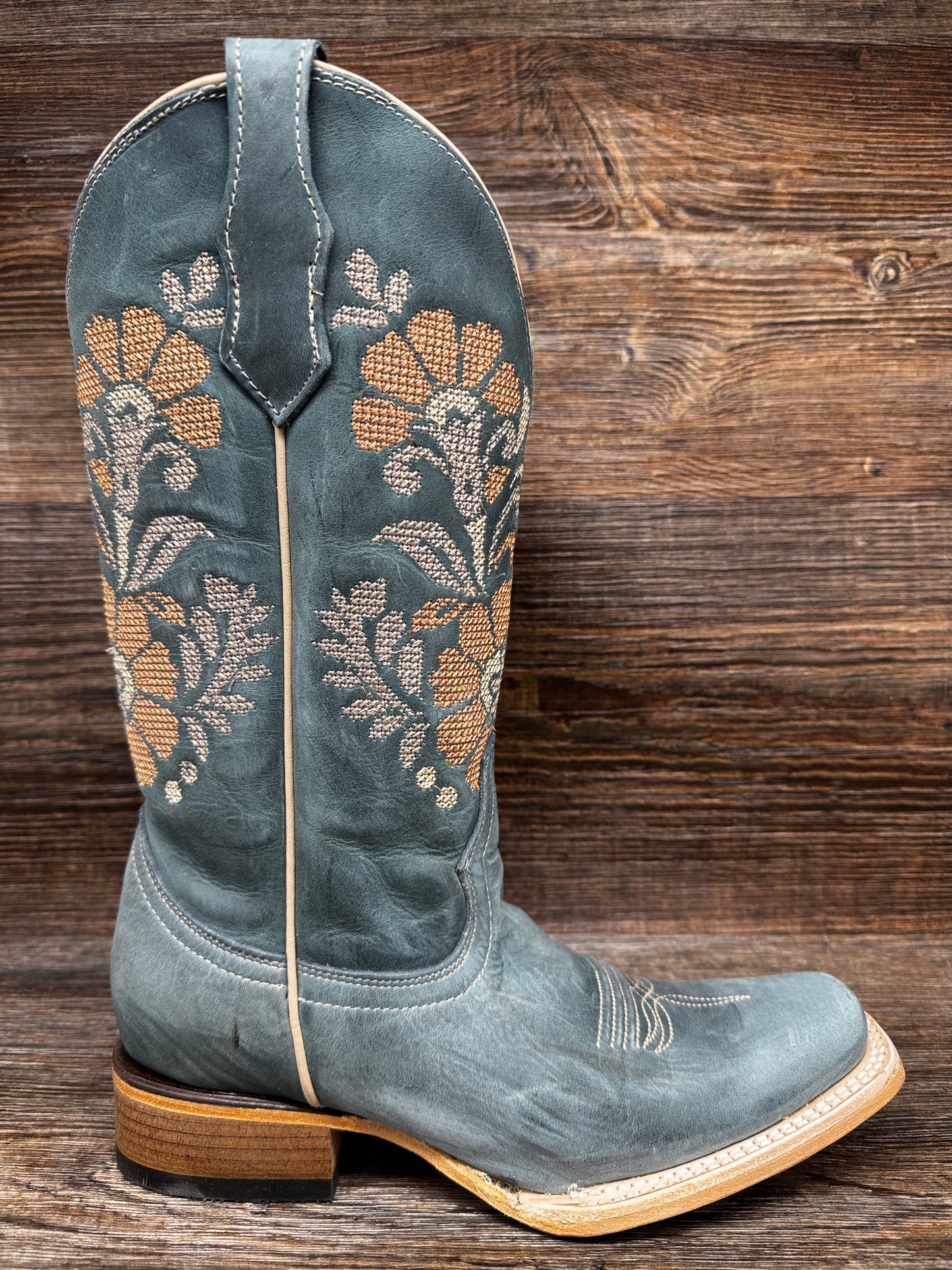 L6254 Women's Circle-G Floral Embroidered Square Toe Western Boot by Corral