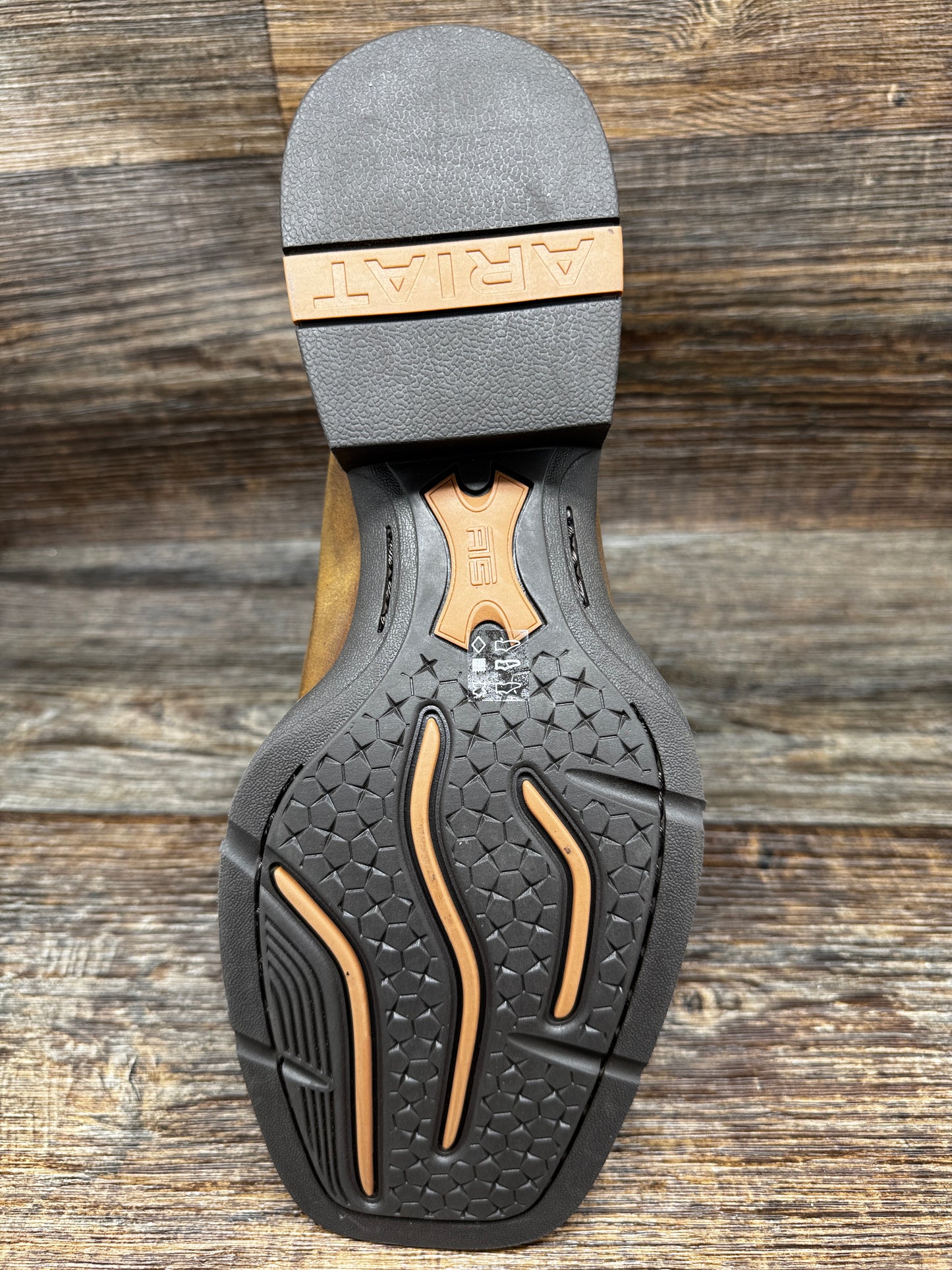 10061326 Men's Sport Freedom Distressed Brown Square Toe by Ariat