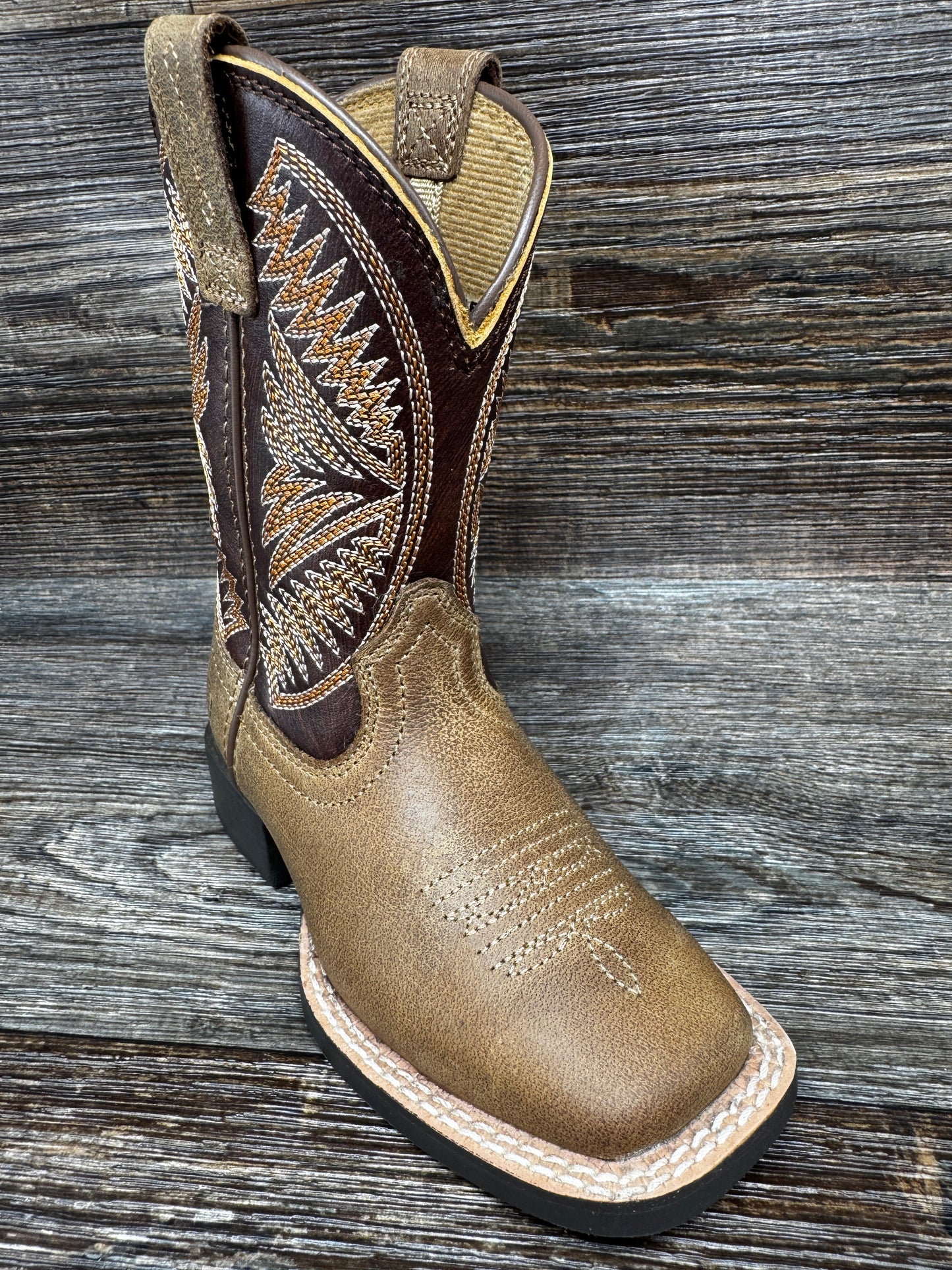 10061136 Kid's Ruidoso Square Toe Western Boot by Ariat