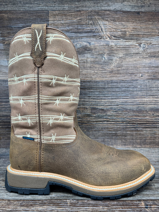MUNW003 Men's Waterproof Nano Toe Ultralite X Work Boot by Twisted X