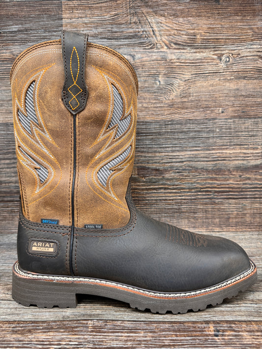 10061119 Men's Steel Toe Activator VentTek H2O Work Boot by Ariat