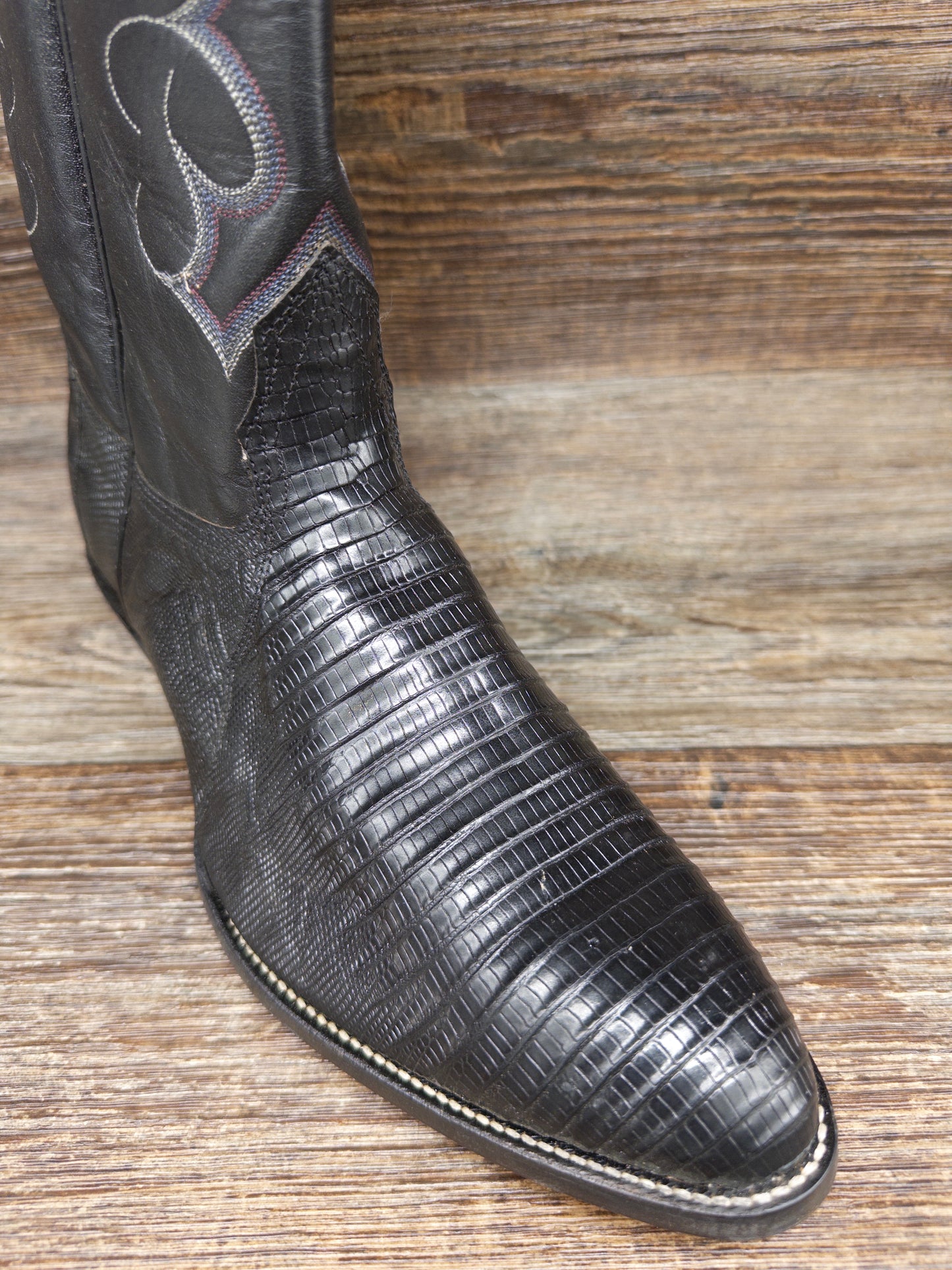 150130403 Men's Genuine Lizard R Toe Western Boots by Nocona