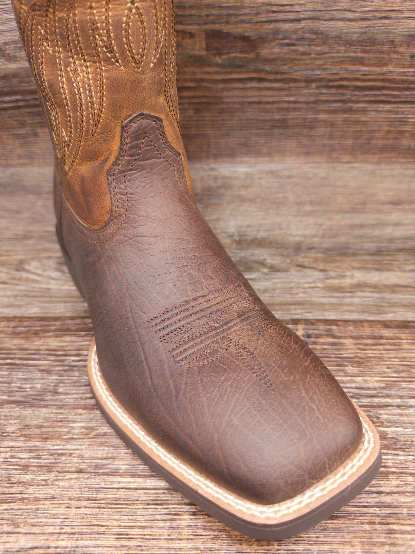 10063985 Men's Sport Rustler Square Toe Western Boot by Ariat