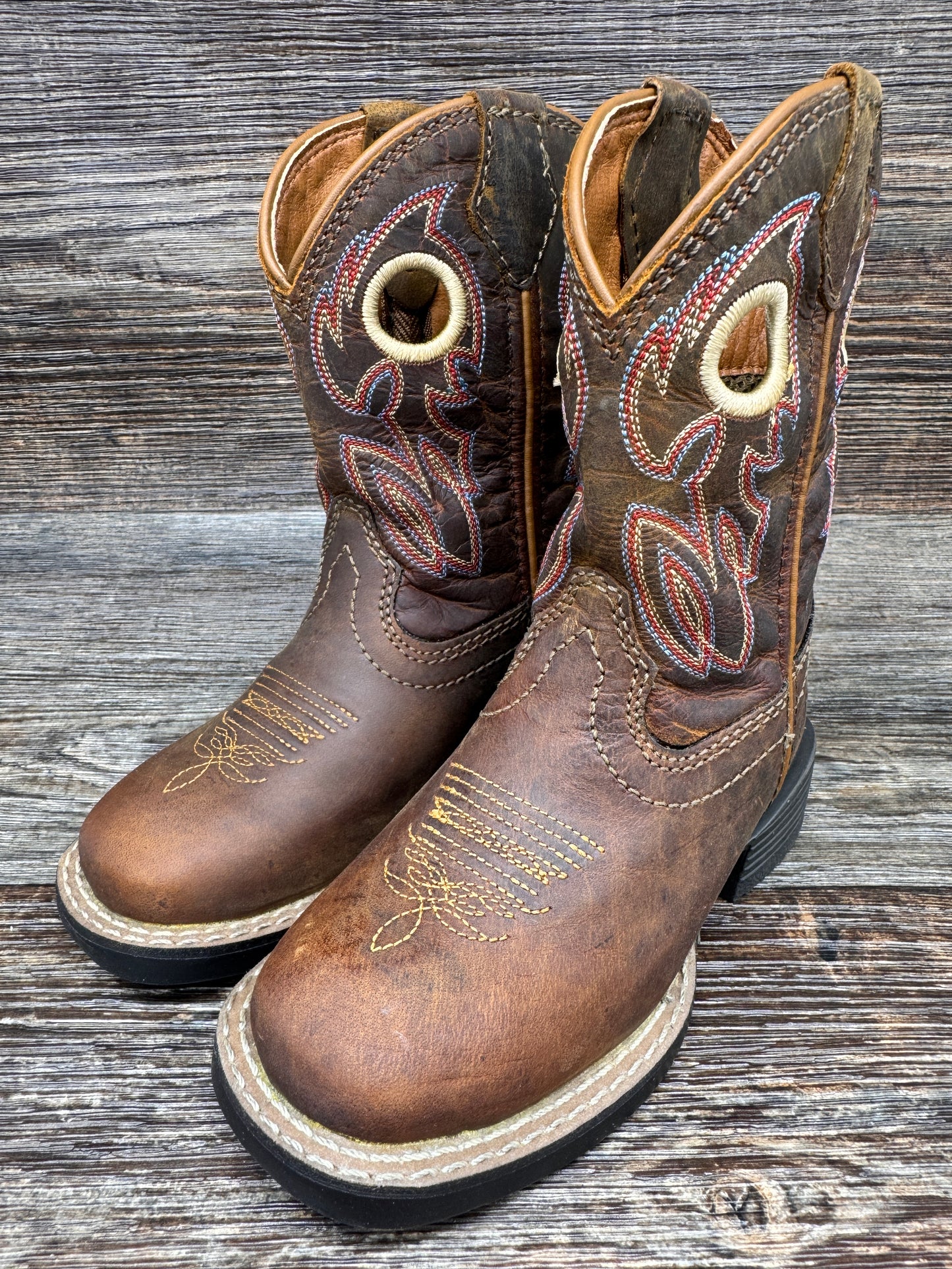 JK7523 Kid's Bowline Jr Square Toe Western Boots by Justin