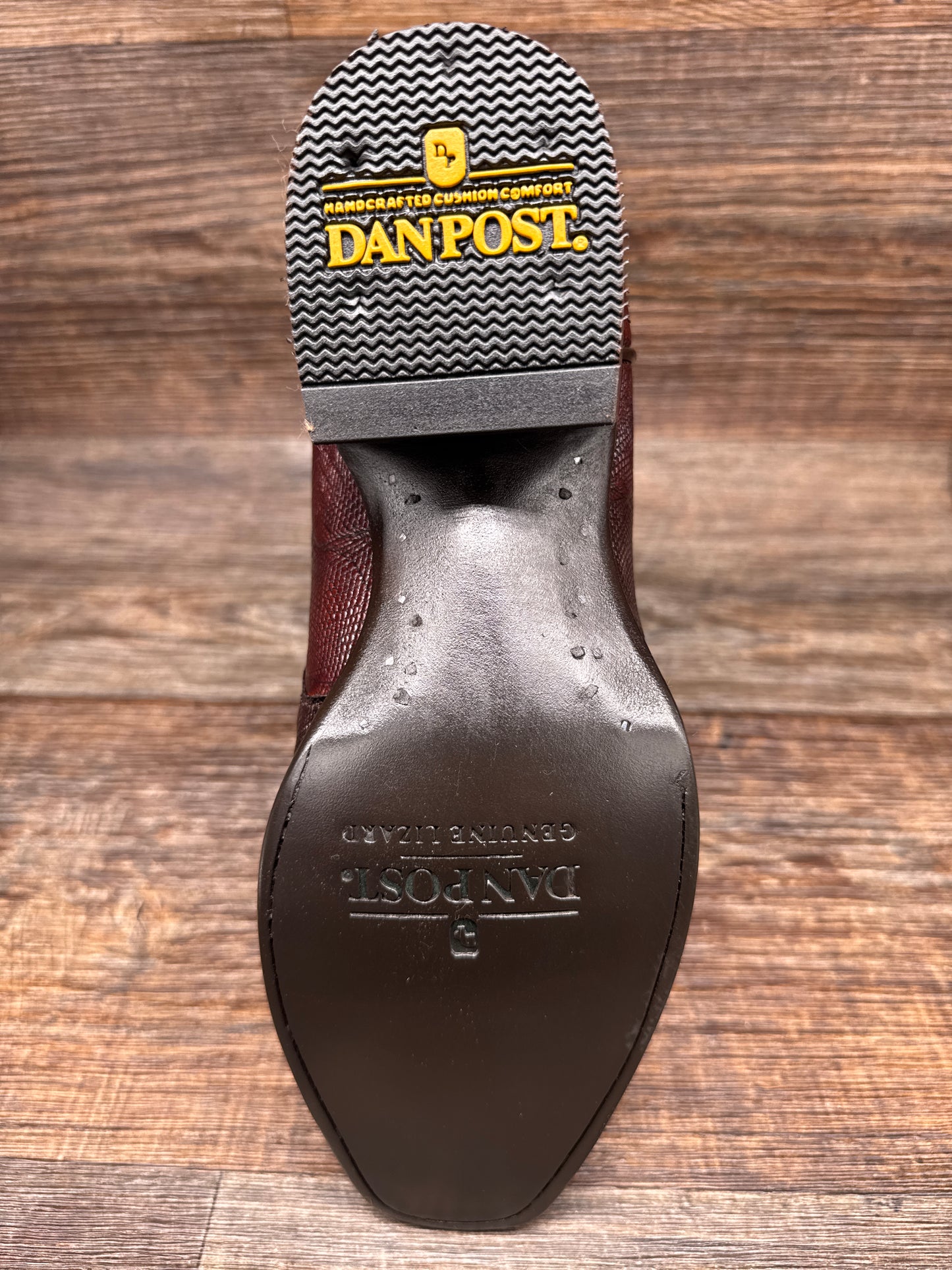 DP7039 Men's Ringold Genuine Lizard Square Toe Western Boot by Dan Post