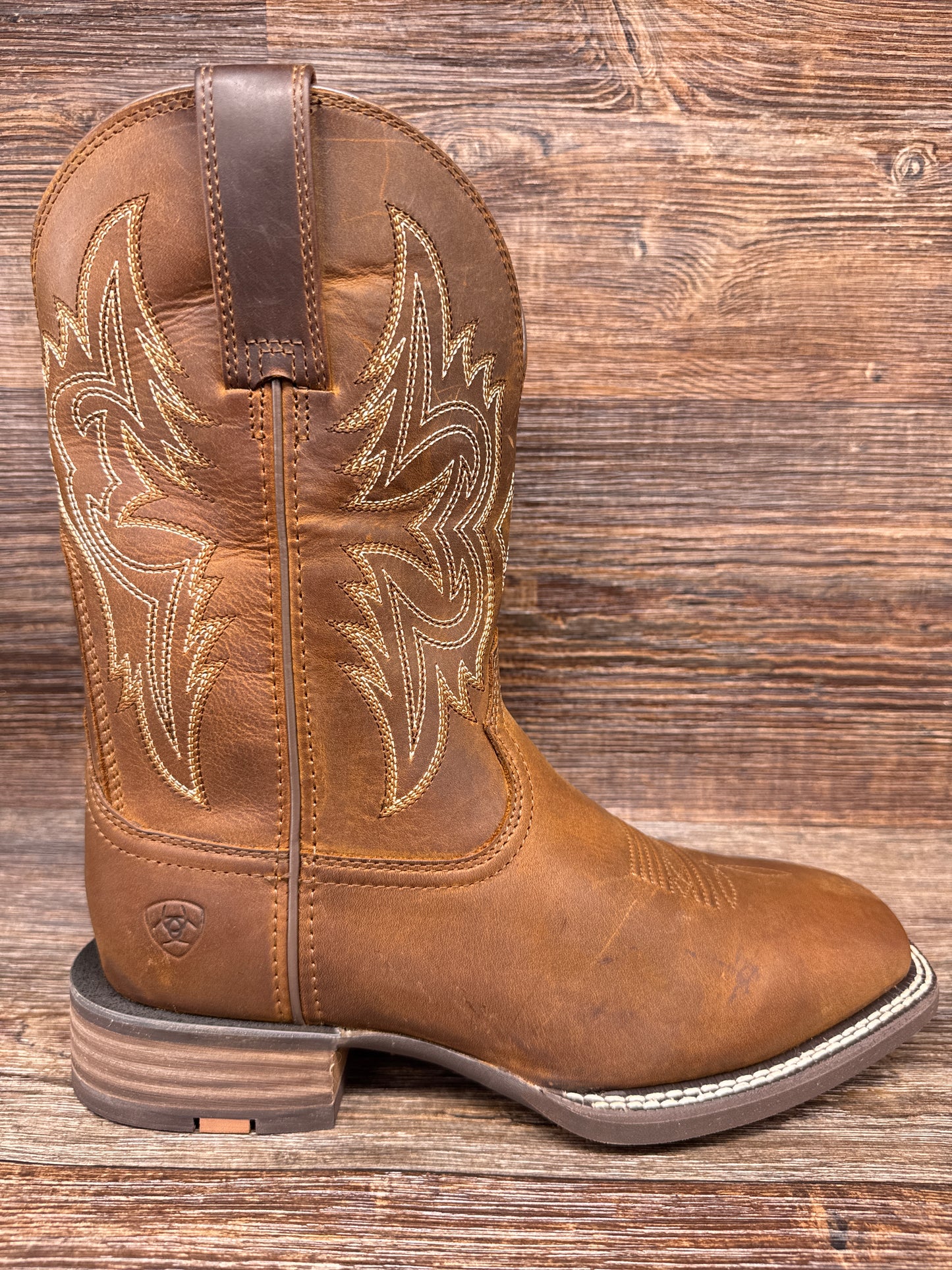 10063869 Men's Big Rig Square Toe Extended Size/Width Western Boot by Ariat