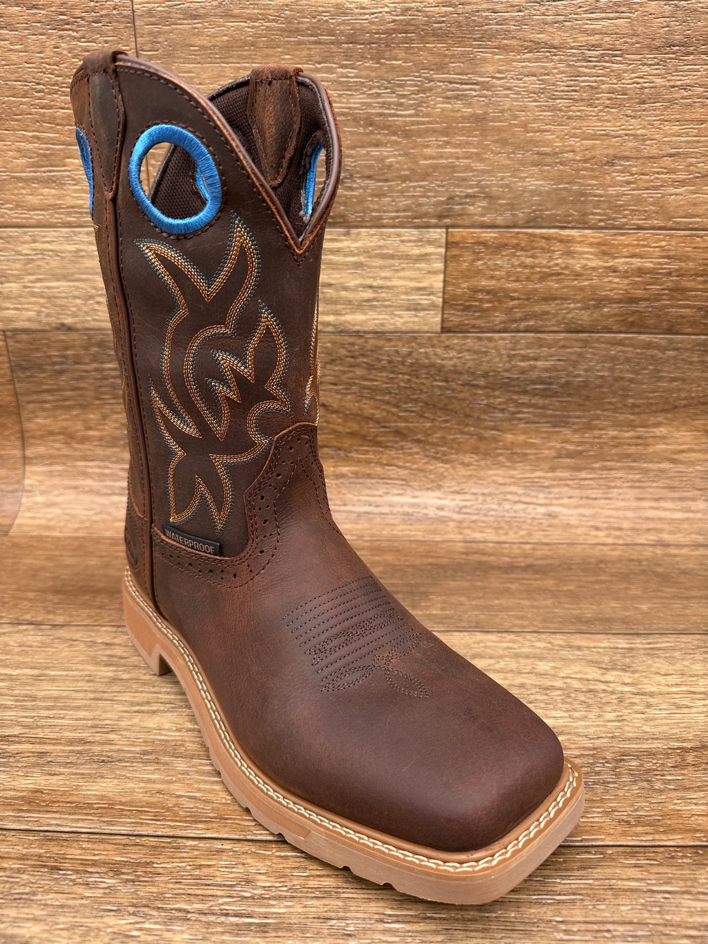 SE3114 Men's All Around Square Toe Waterproof Work Boots by Justin
