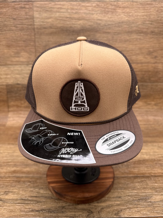 3027T-TNBR Rose Hog Cap by Hooey