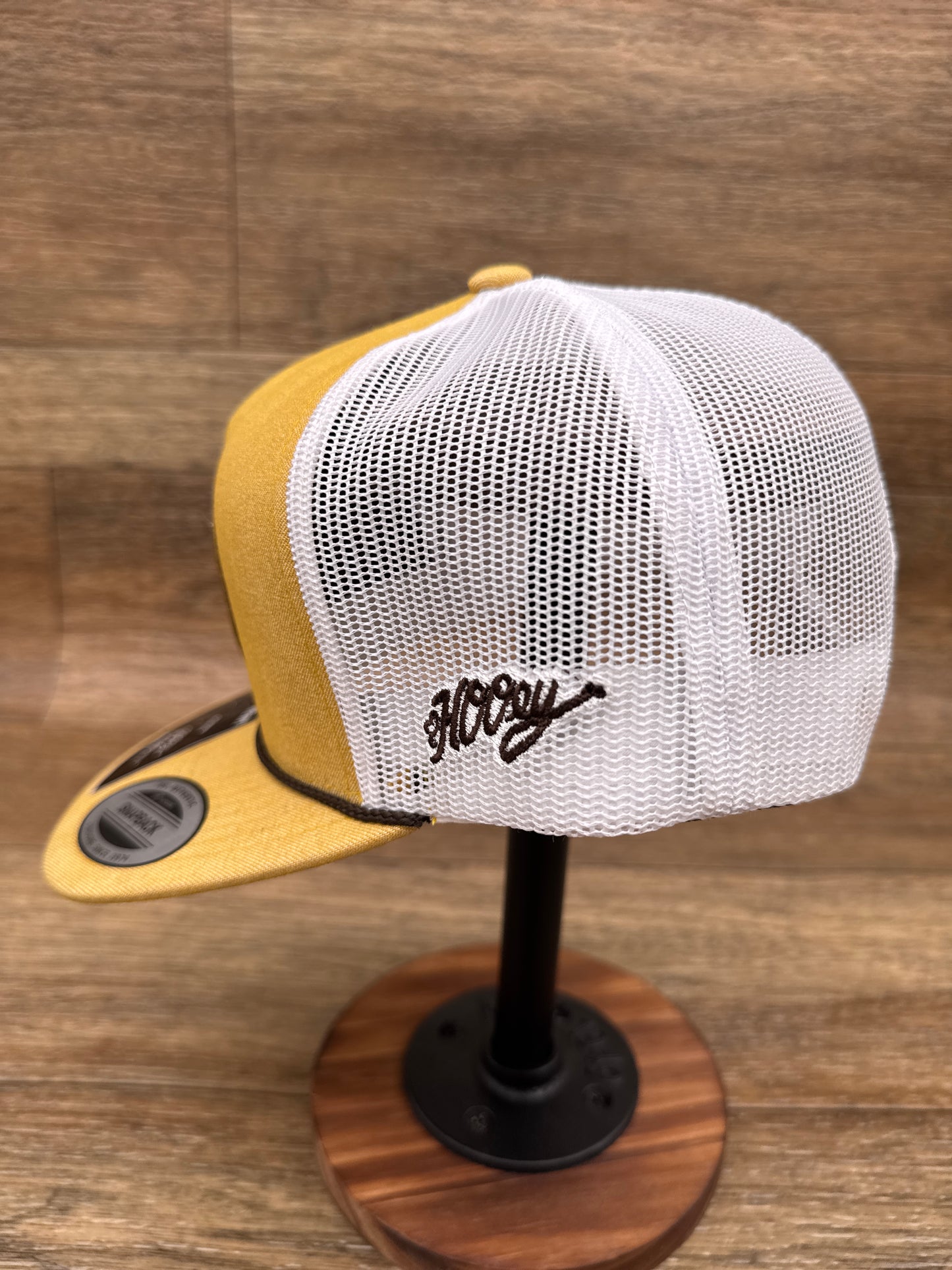 2514T-TNWH Spur Leather Circle Patch Cap by Hooey