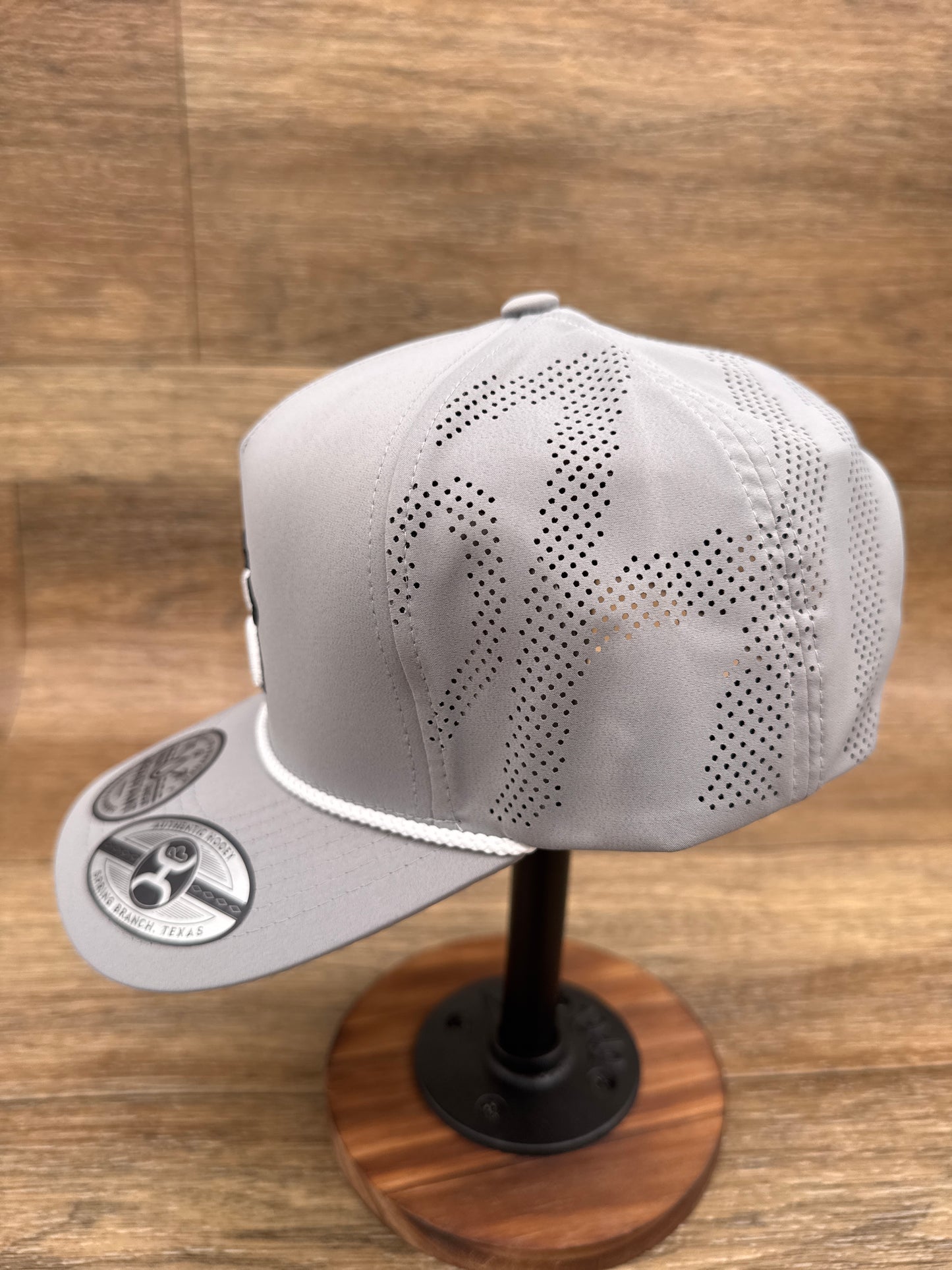2216T-GY Cowboy Golf Grey Cap by Hooey