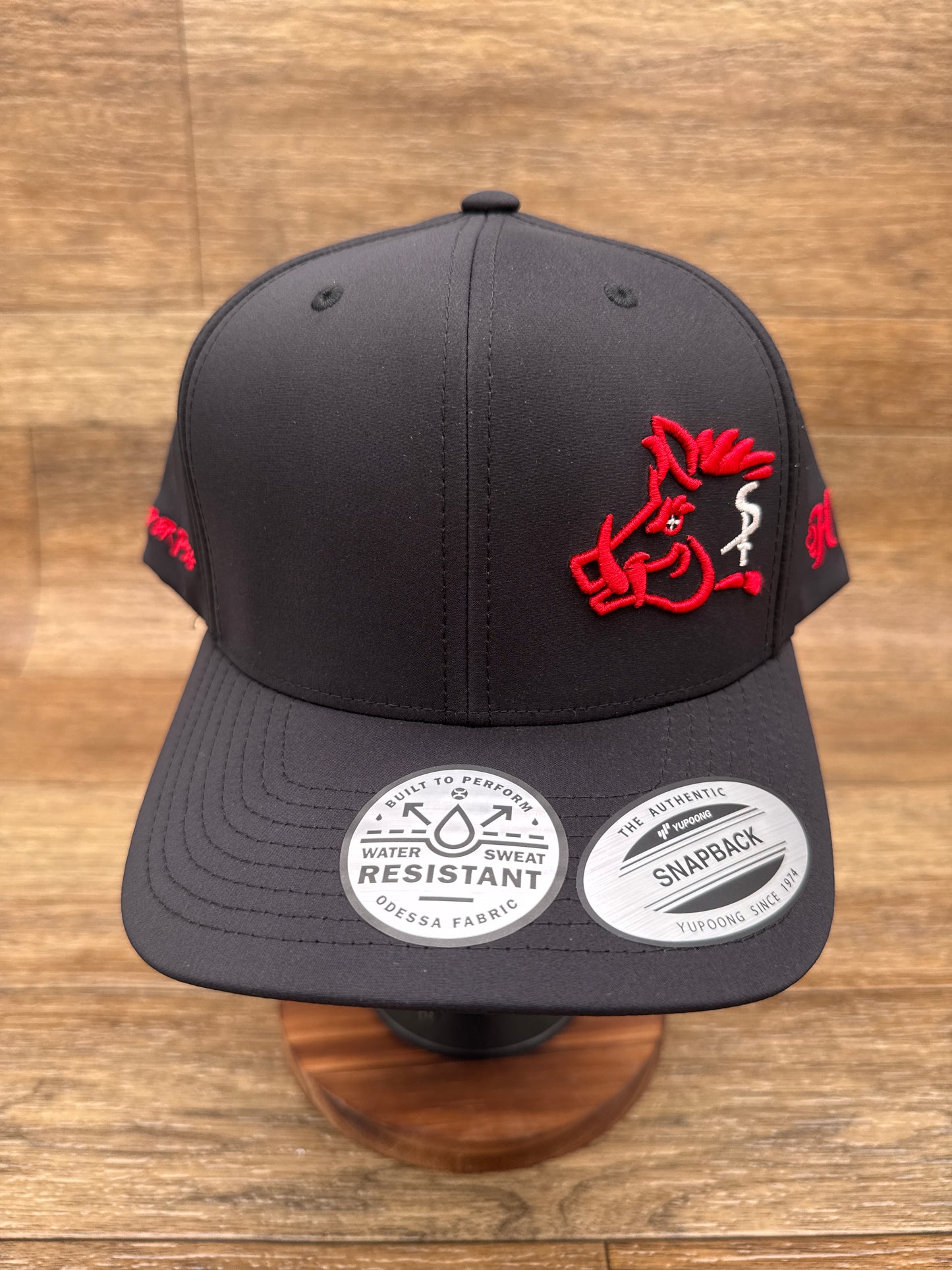 SP006T-BK Sniper Pig Black/Red Cap by Hooey