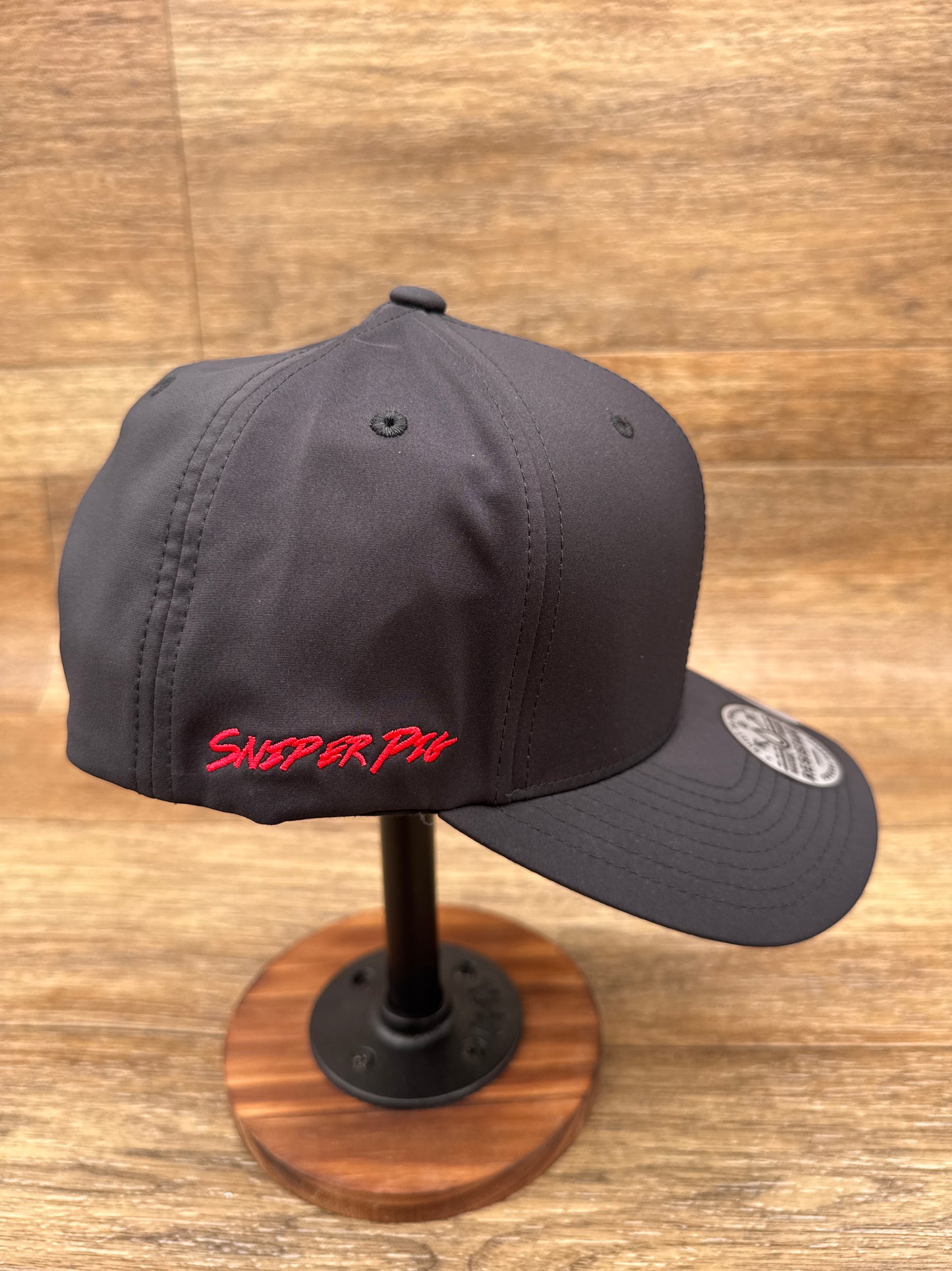 SP006T-BK Sniper Pig Black/Red Cap by Hooey